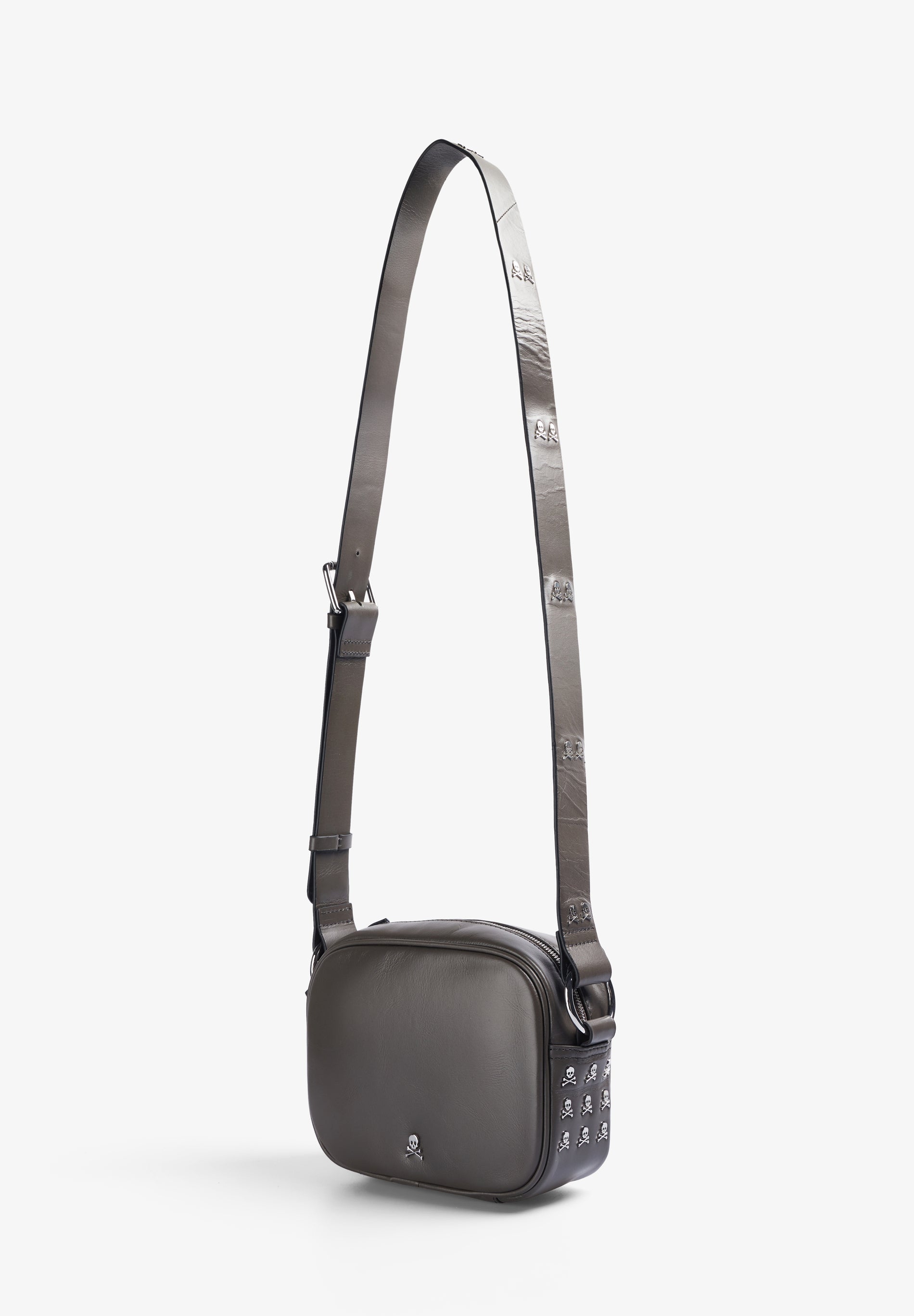 BOLSO BANDOLERA PIEL CALAVERA - Scalpers