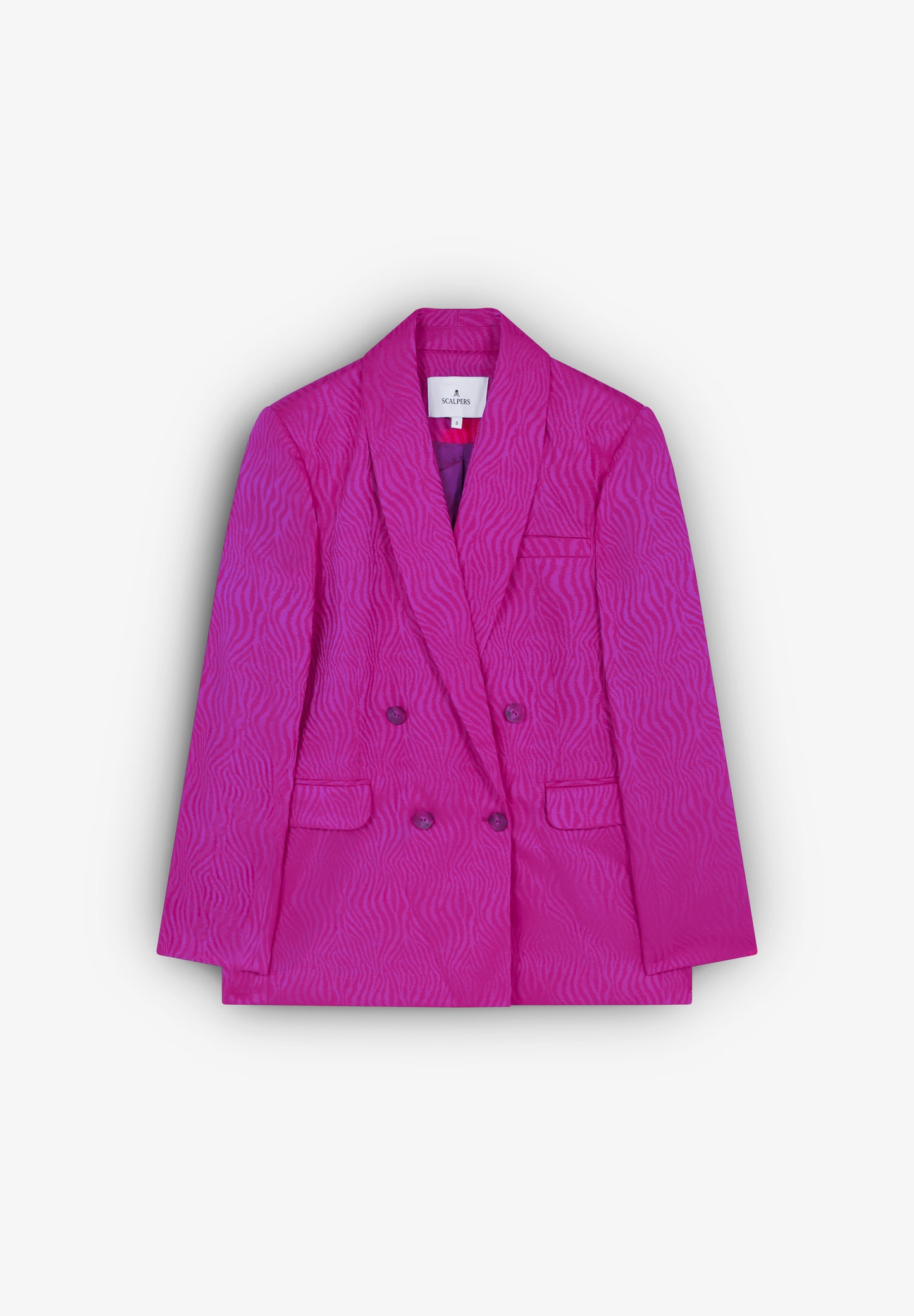 BLAZER SATINADA JACQUARD