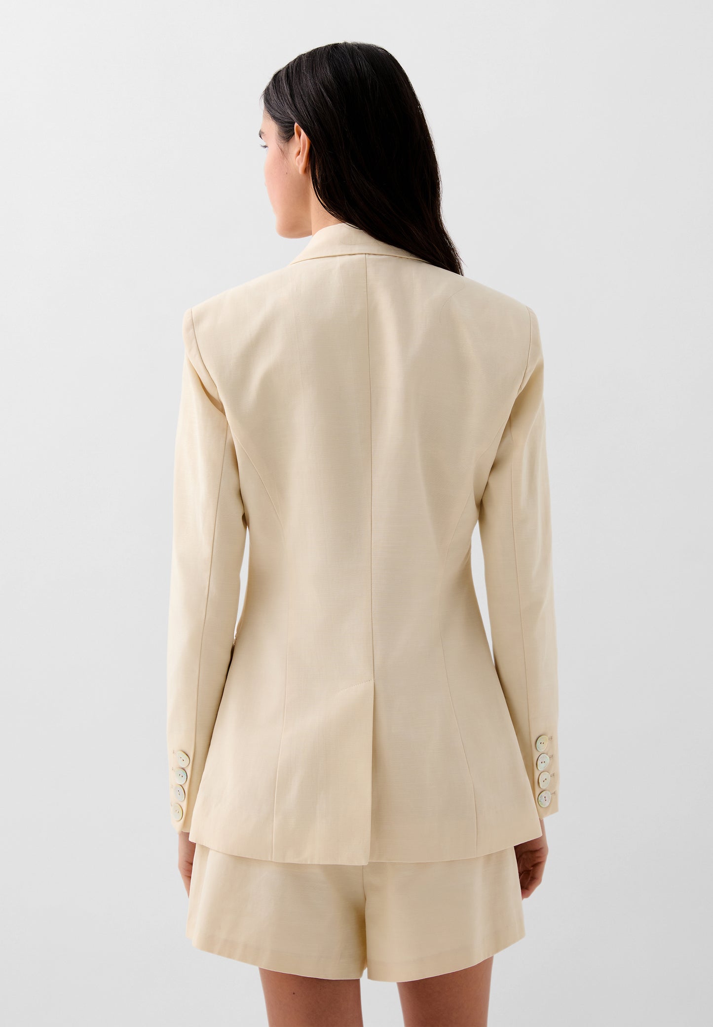BLAZER BOTONES EFECTO NACAR