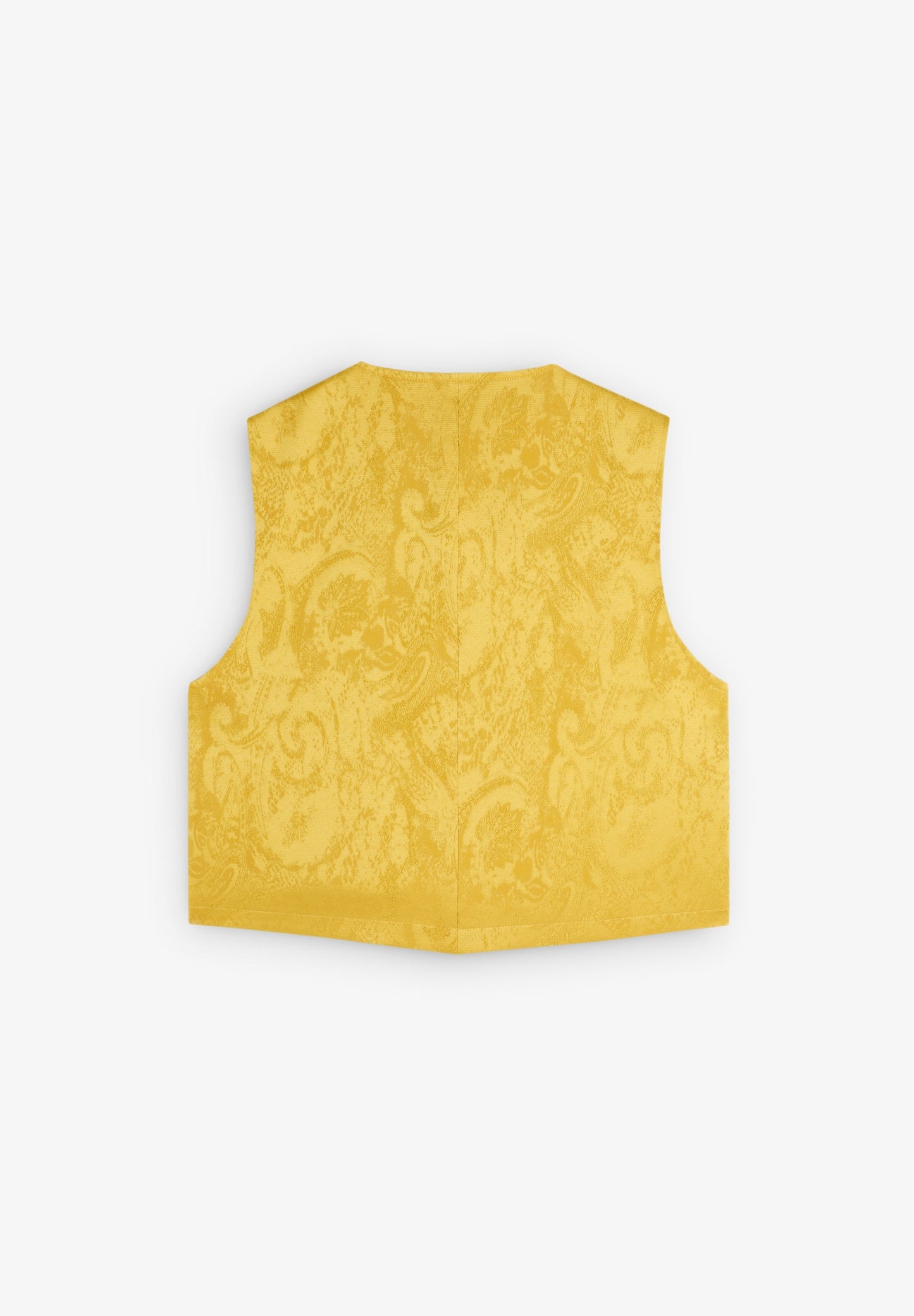 CHALECO CROPPED JACQUARD