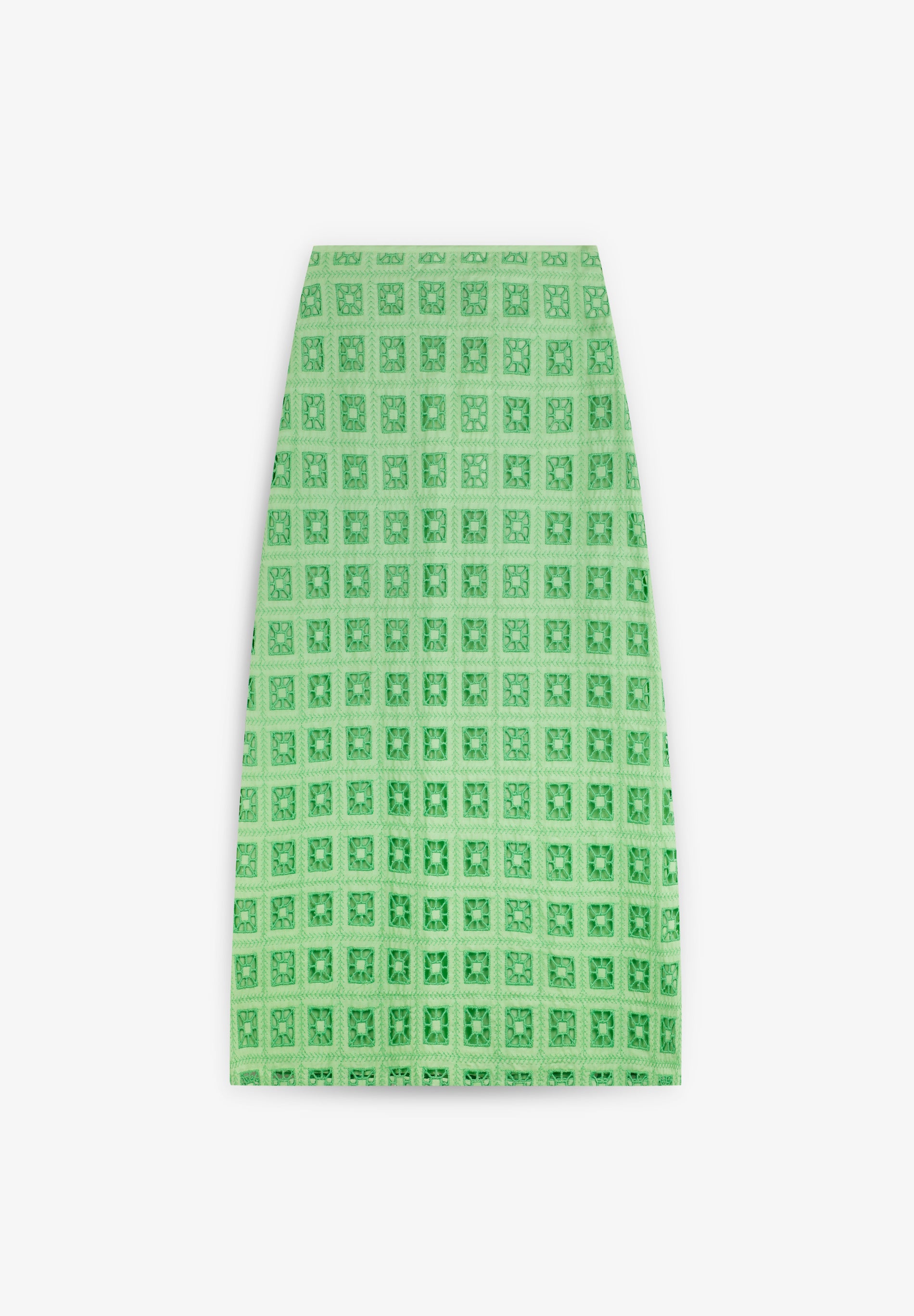 FALDA MIDI BORDADA