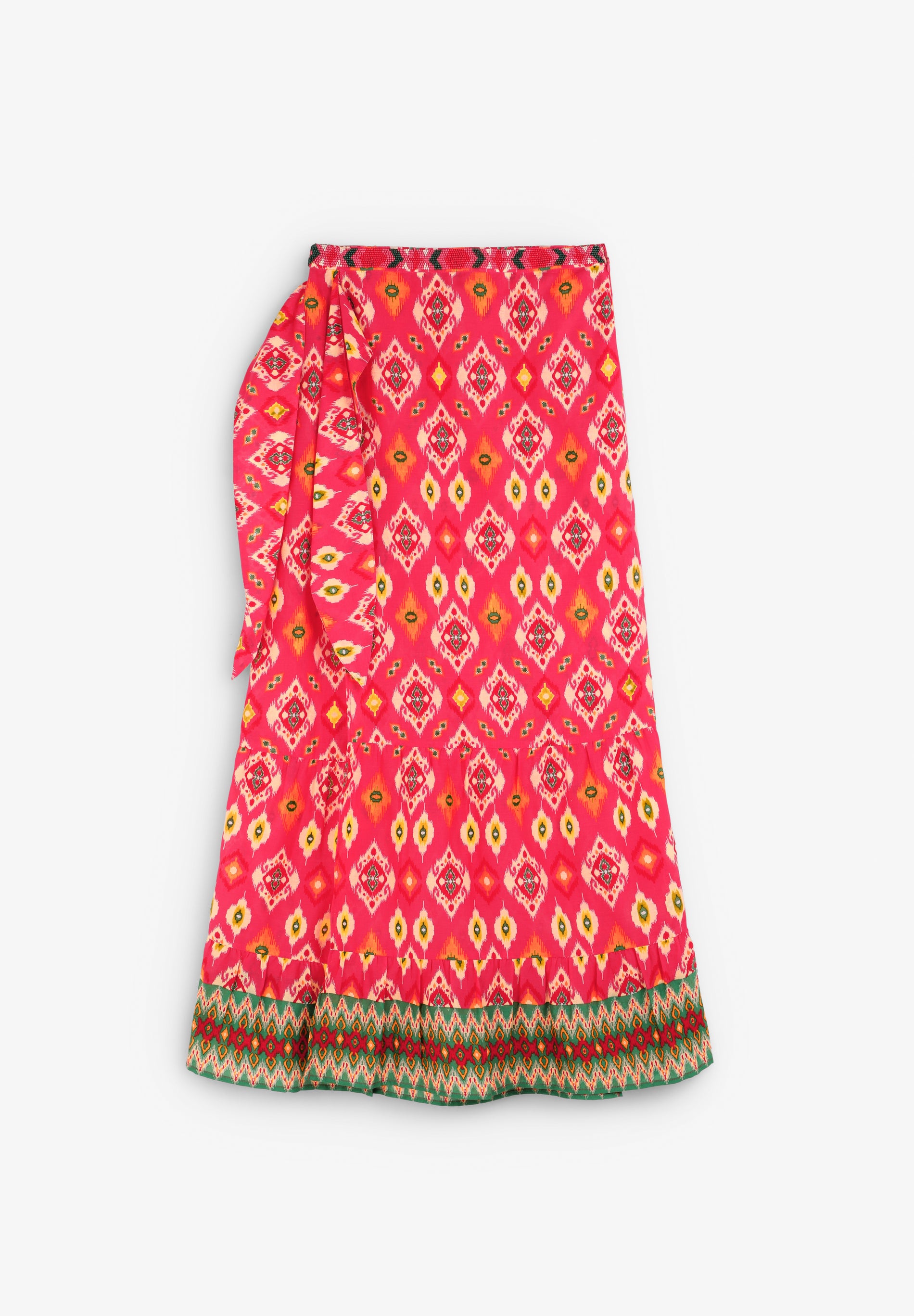 FALDA ESTAMPADO ÉTNICO ALGODÓN