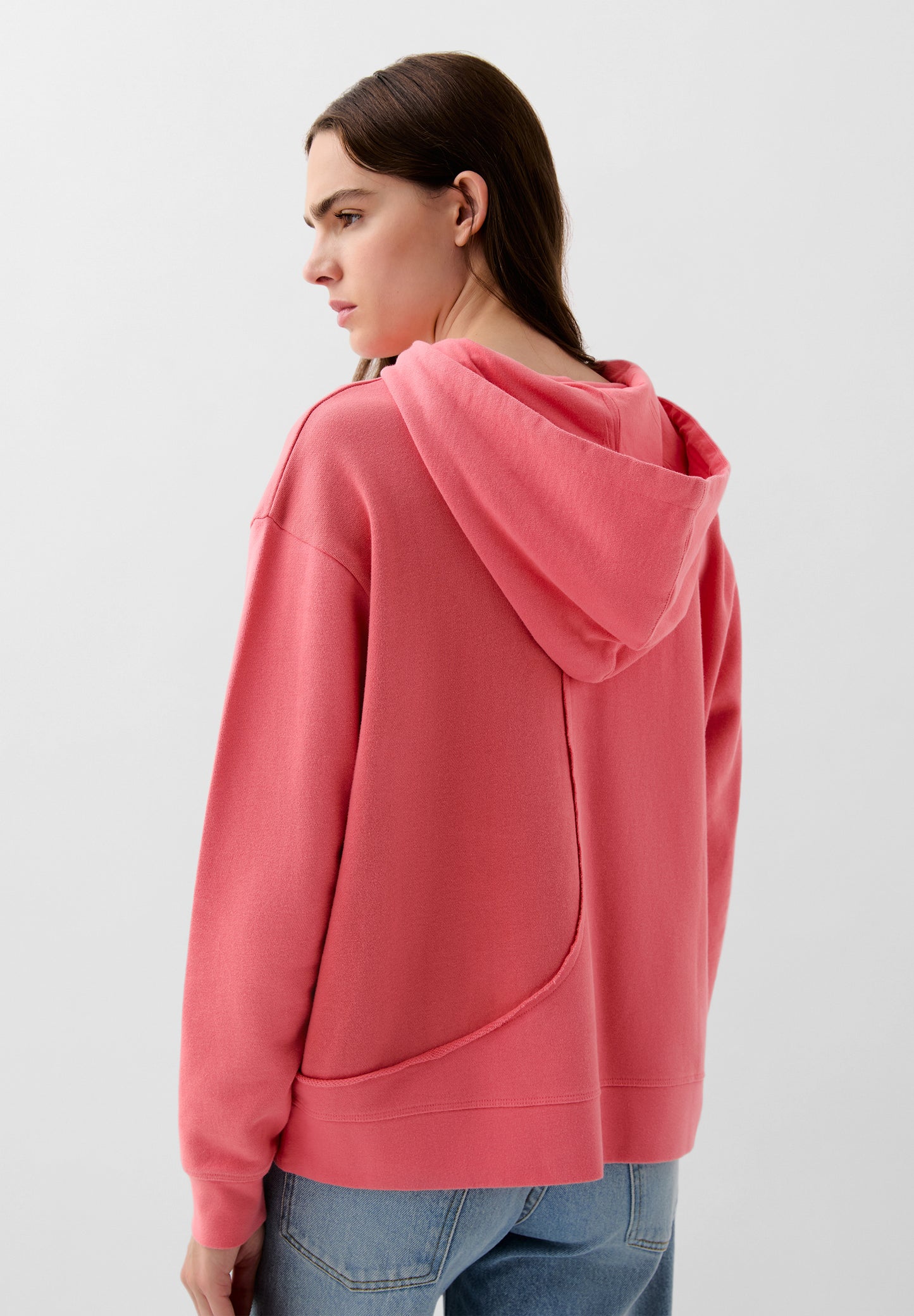 SUDADERA CAPUCHA BICOLOR ONDAS