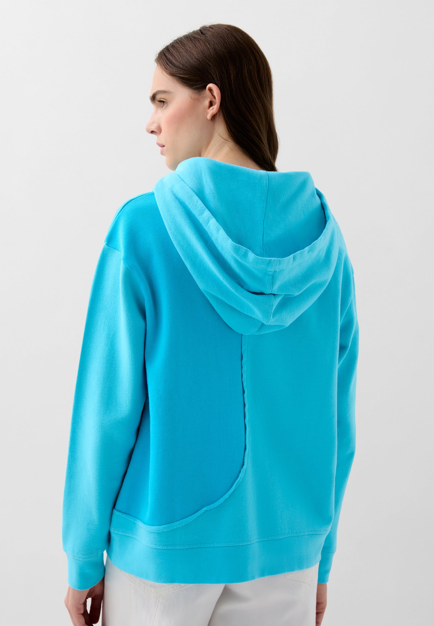 SUDADERA CAPUCHA BICOLOR ONDAS