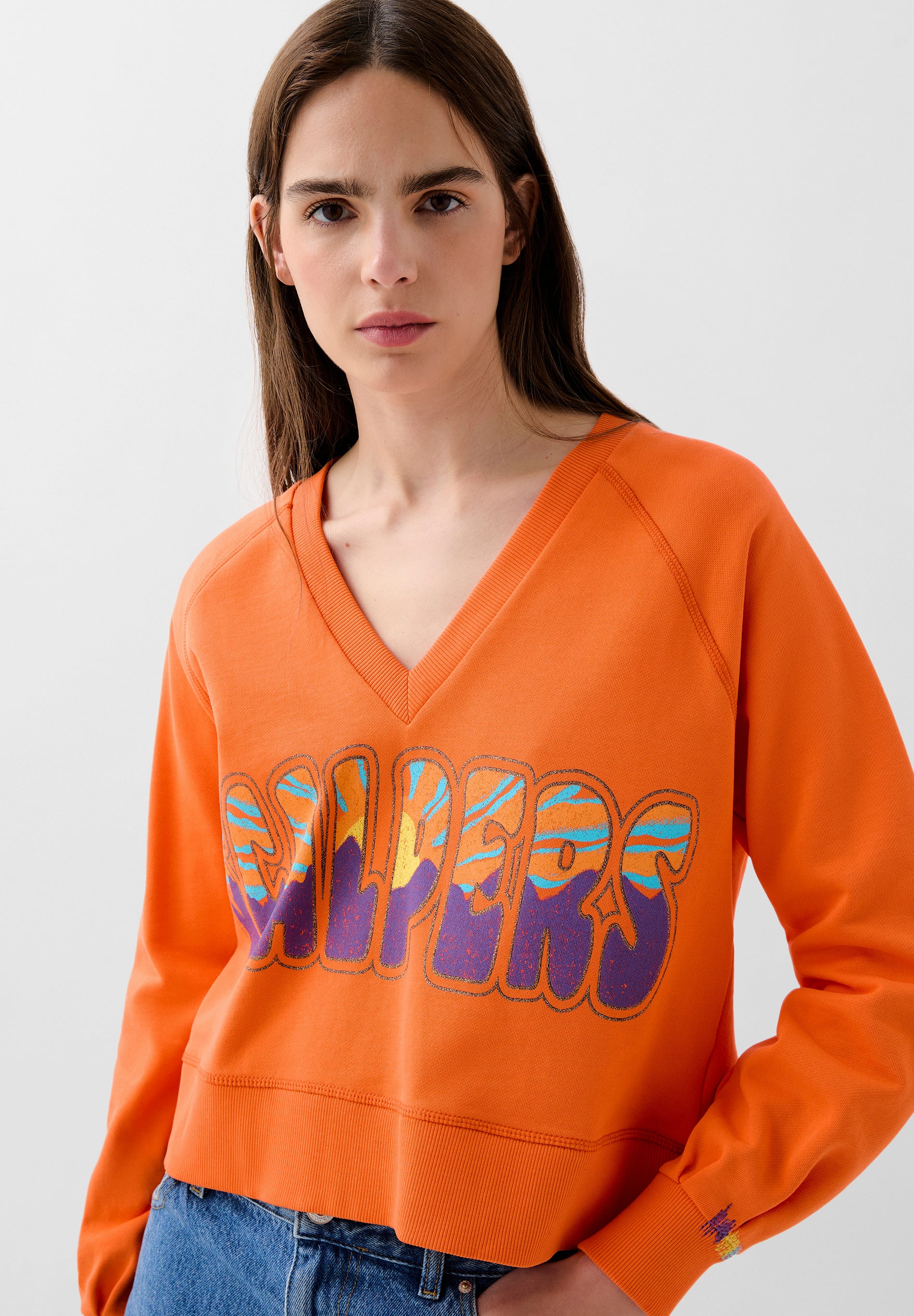 SUDADERA BORDADO CONTRASTE