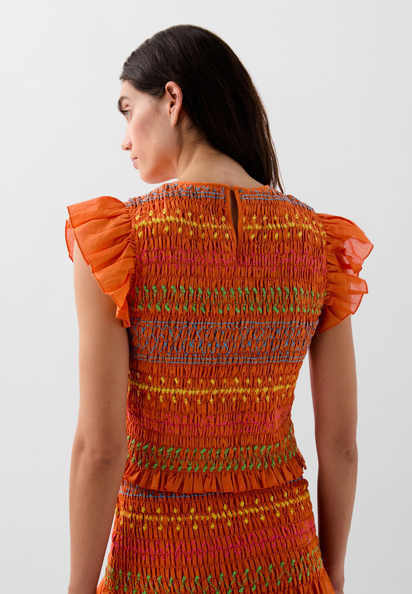 TOP NIDO DE ABEJA MULTICOLOR