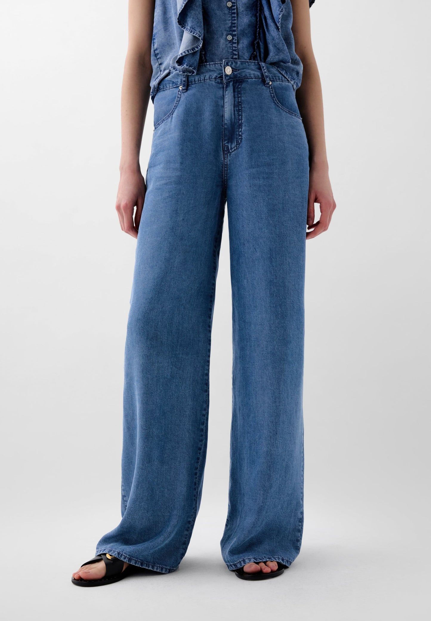 PANTALÓN FLUIDO DENIM