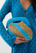 BOLSO RAFIA RAYAS BICOLOR