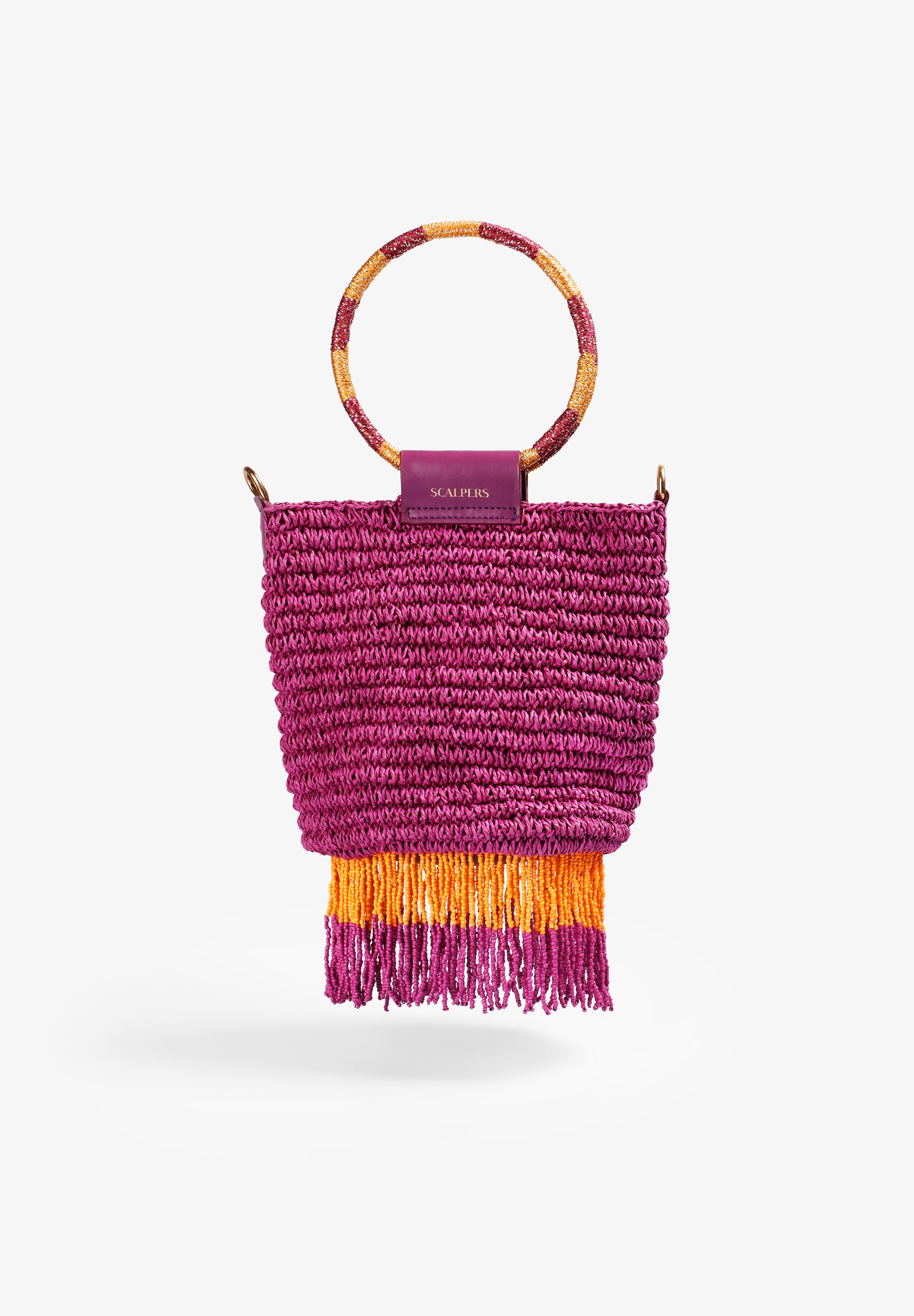 BOLSO DE MANO RAFIA