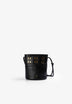 BOLSO PIEL CUBO ARANDELAS