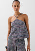 TOP HALTER RÚSTICO LUREX