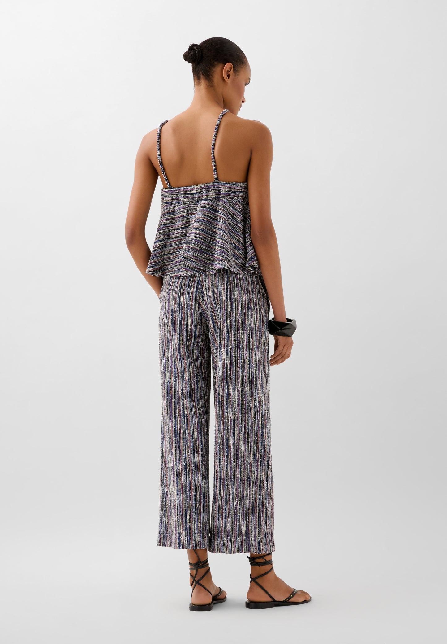 TOP HALTER RÚSTICO LUREX