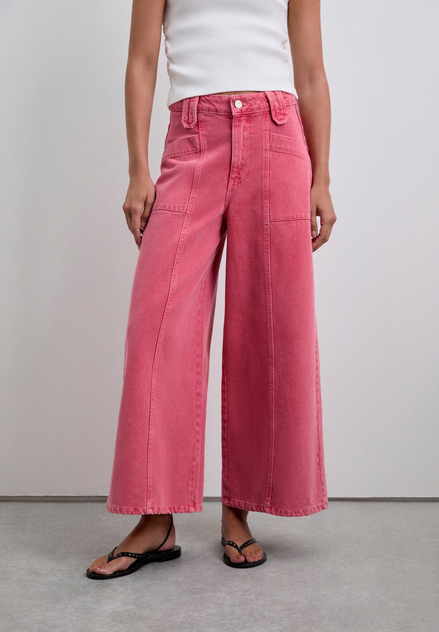 VAQUEROS CULOTTE EFECTO LAVADO