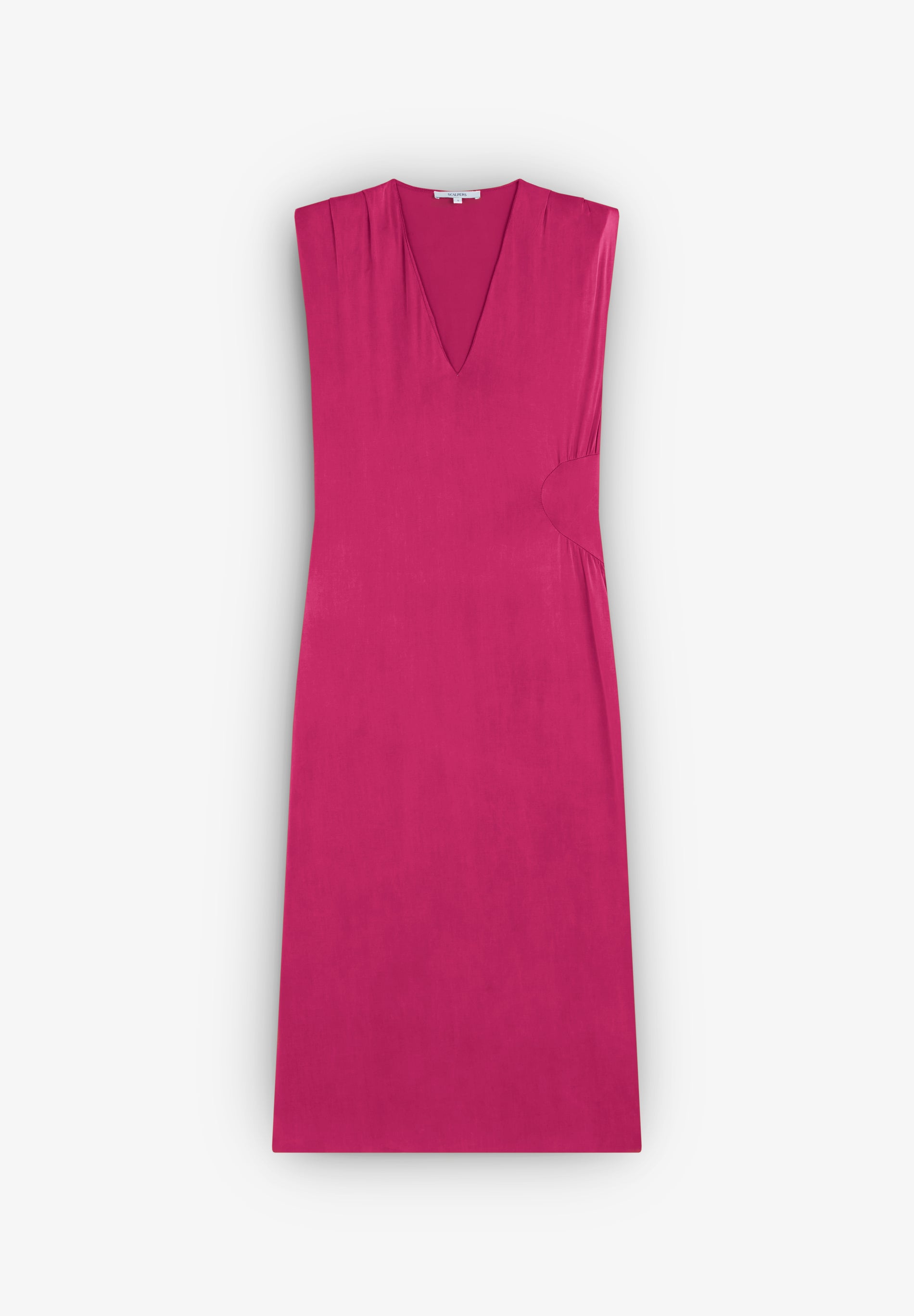 VESTIDO CUPRO DETALLE CINTURA