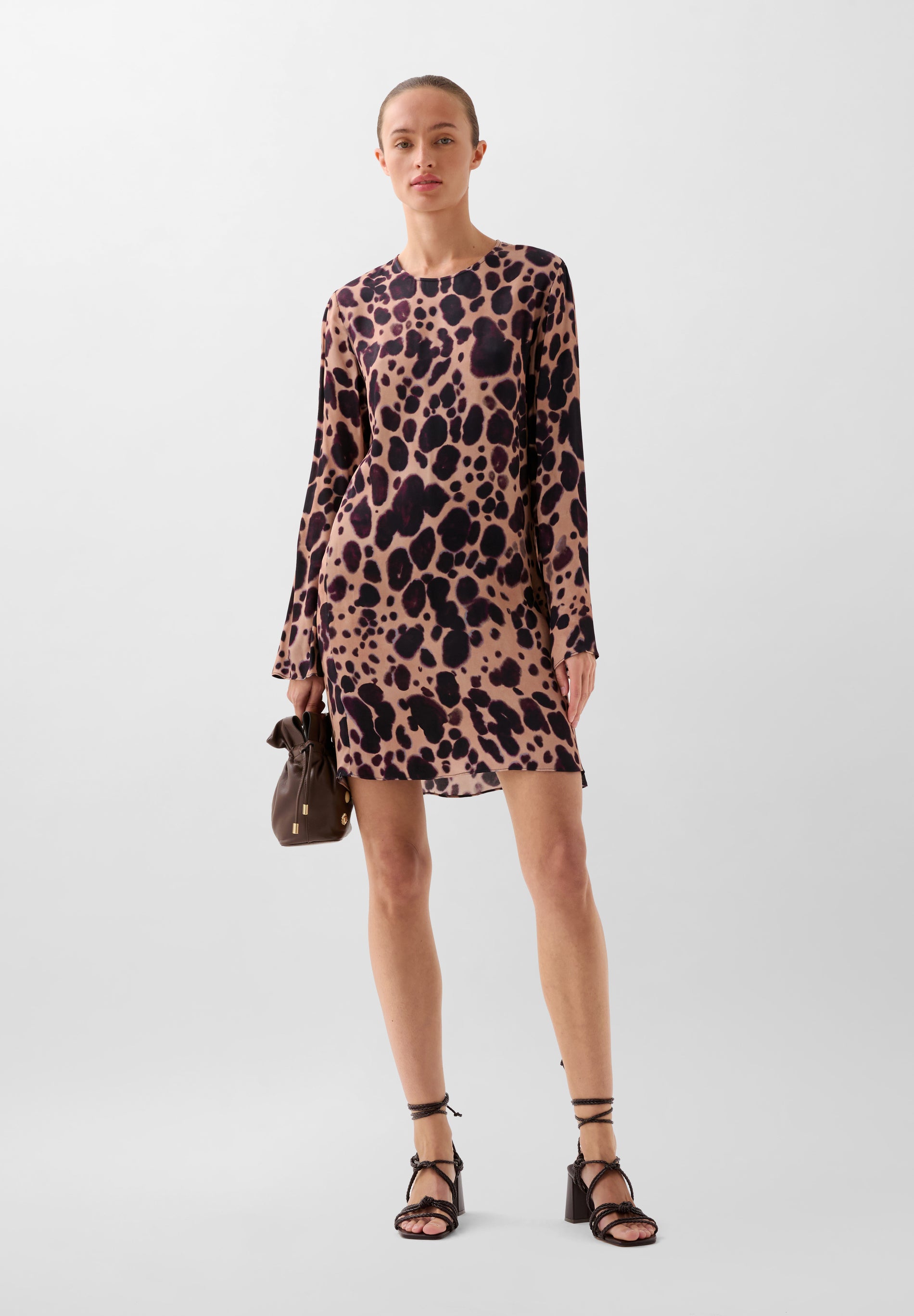 VESTIDO MINI ANIMAL PRINT