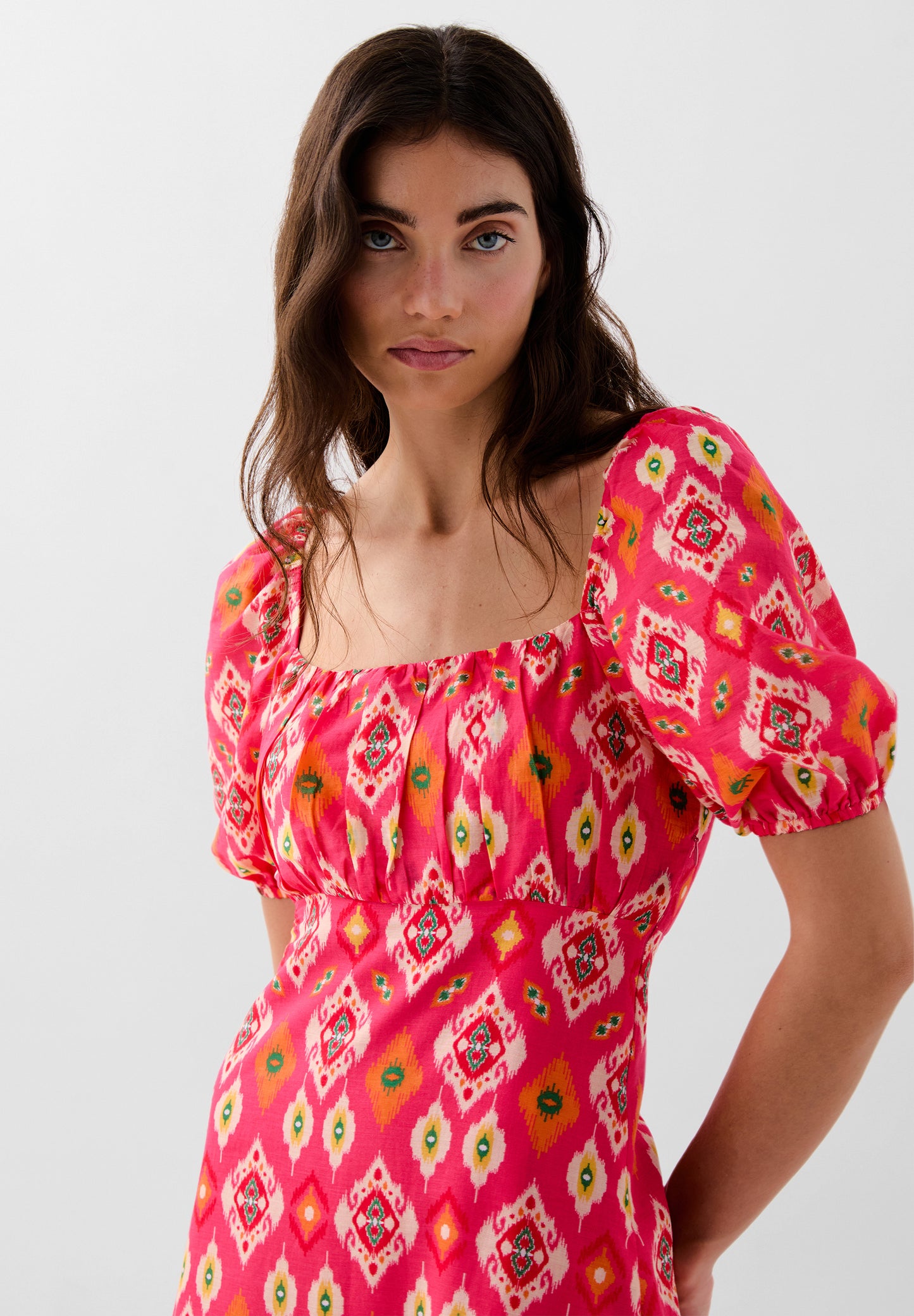 VESTIDO ESTAMPADO ÉTNICO