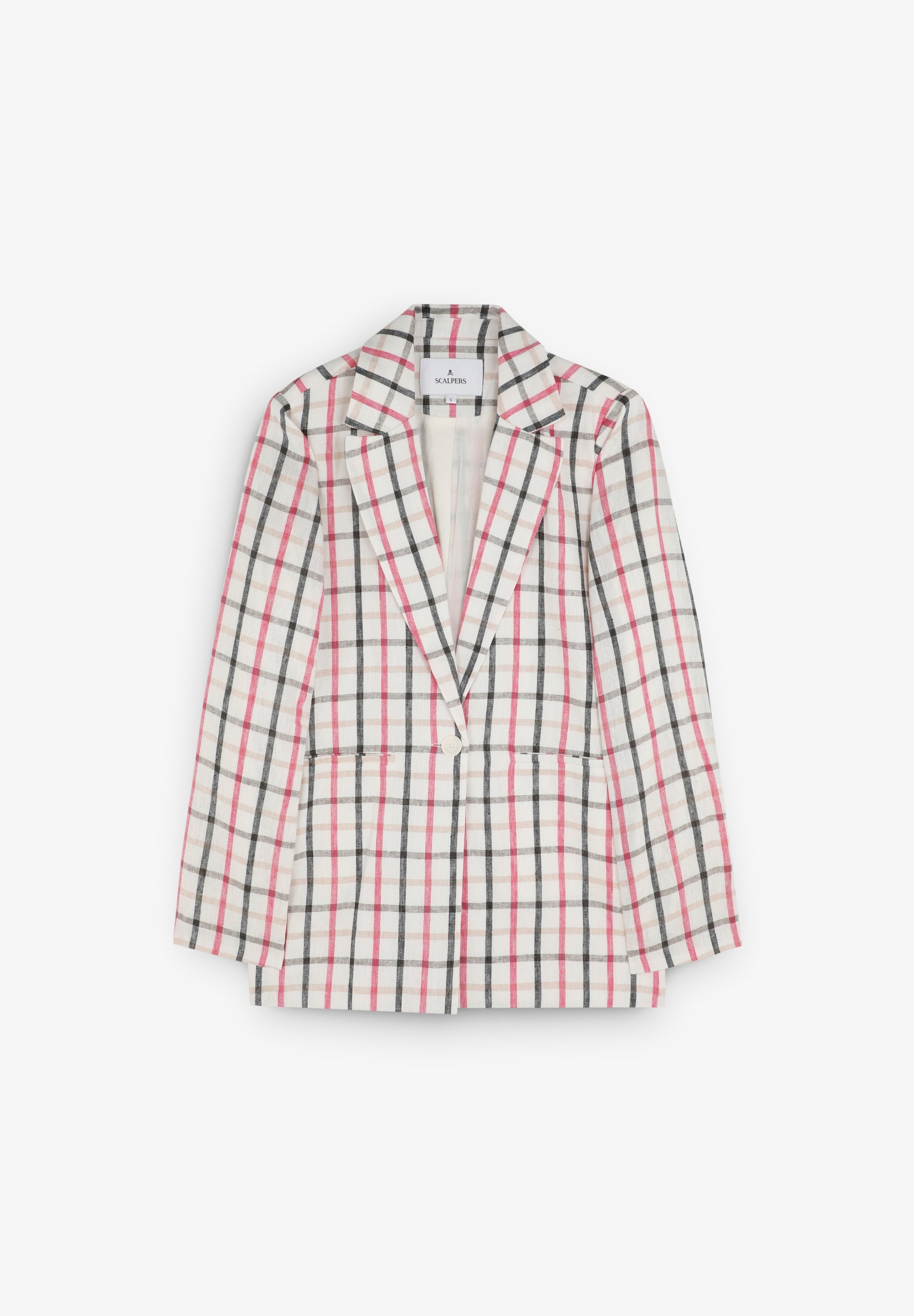 BLAZER LINO ESTAMPADO VICHY