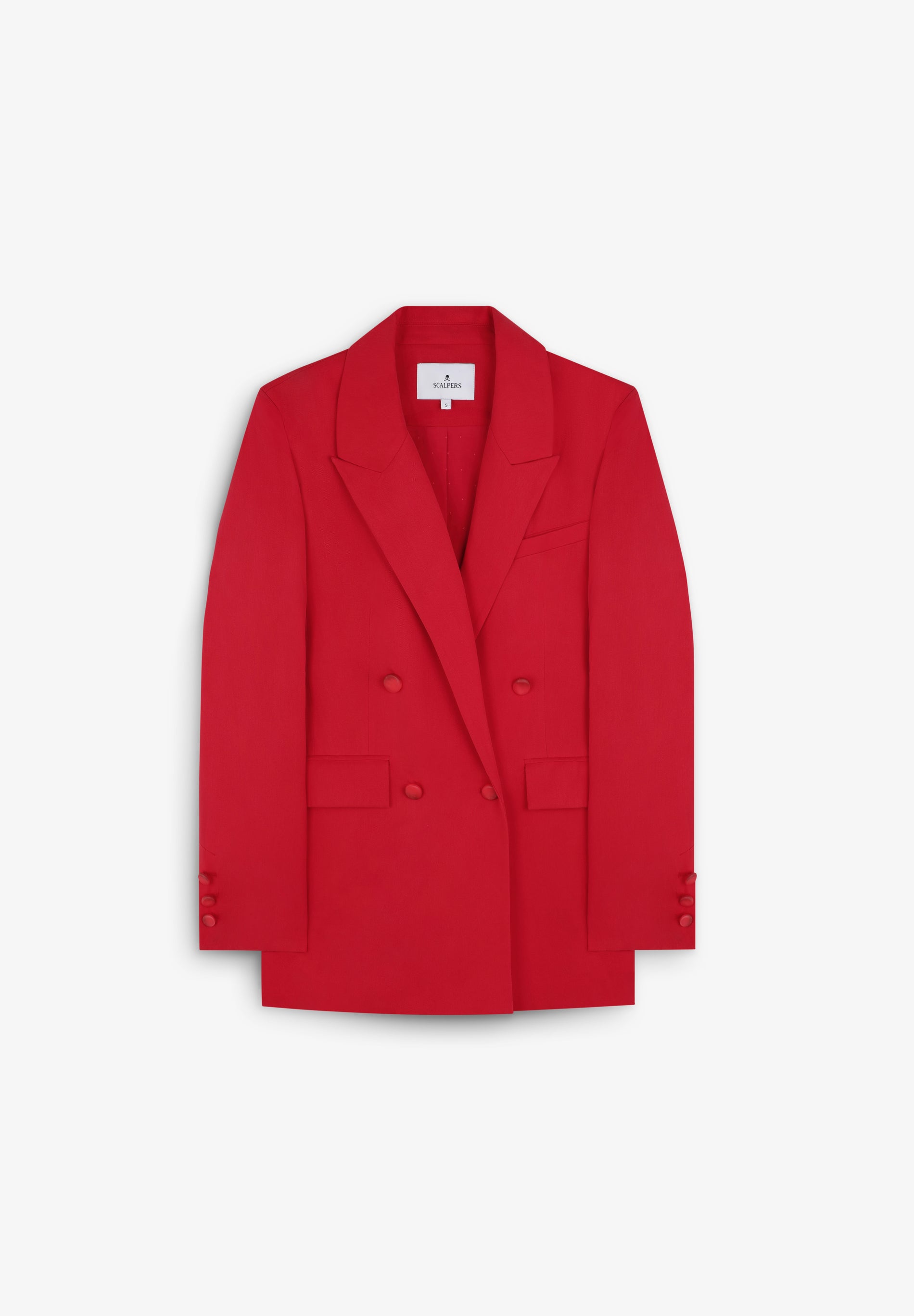 BLAZER CRUZADA TEJIDO FLUIDO