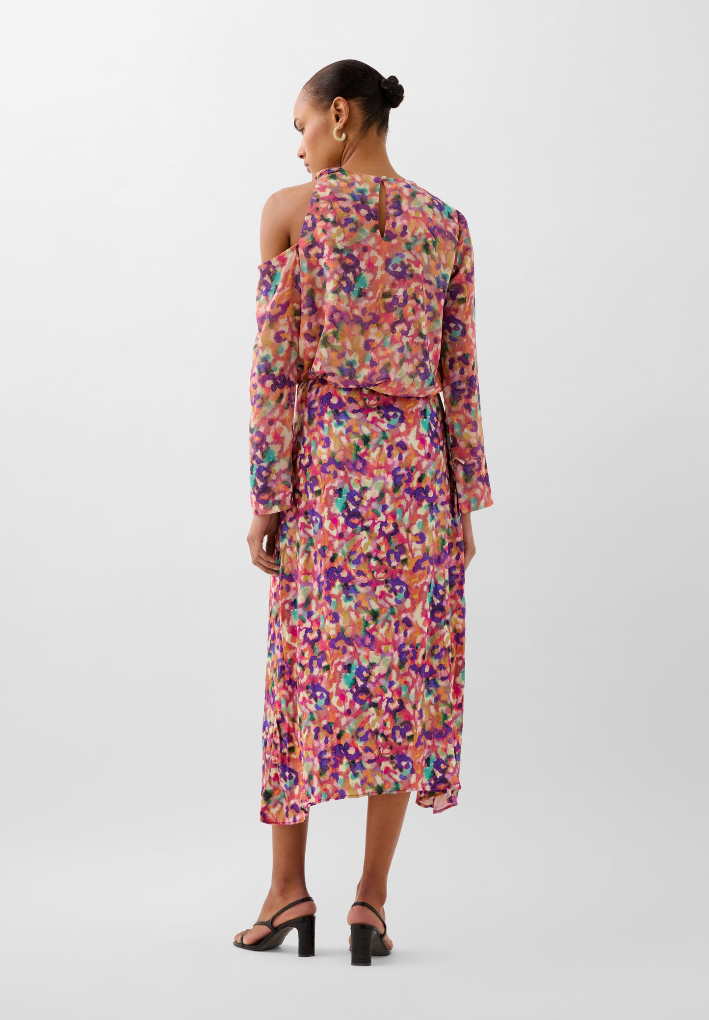 FALDA ESTAMPADA FRUNCIDO