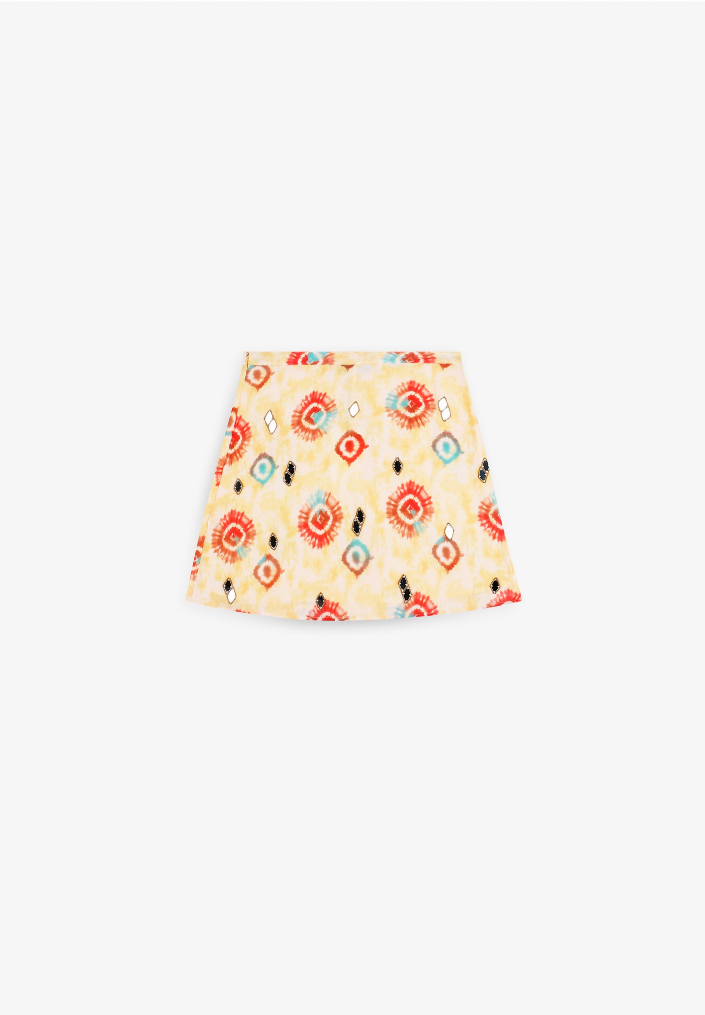 FALDA MINI TIE-DYE ESPEJOS