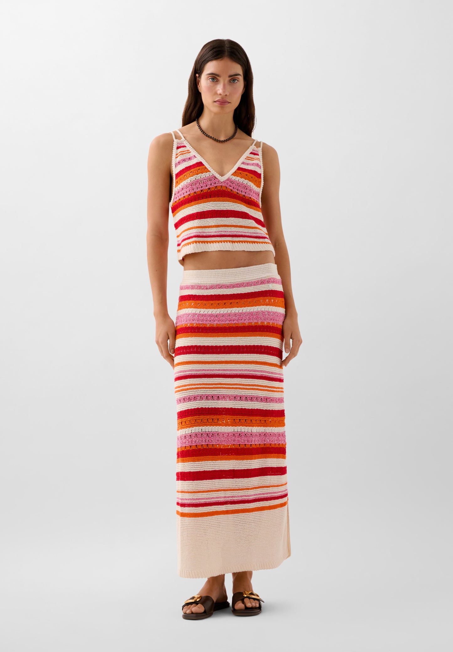 FALDA LARGA CROCHET