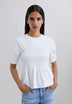 CAMISETA VOLANTES MANGA CORTA