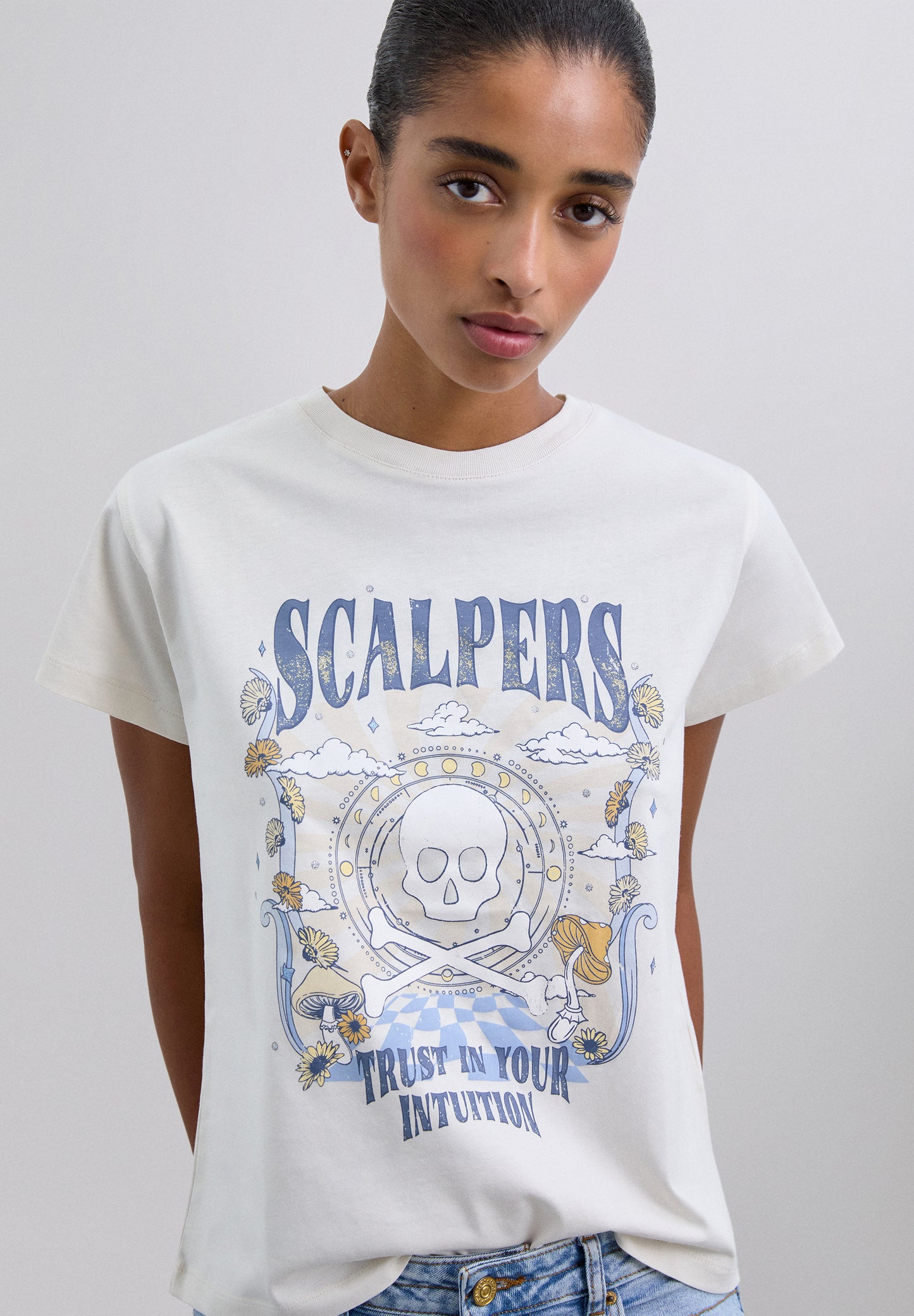 CAMISETA PRINT CALAVERA