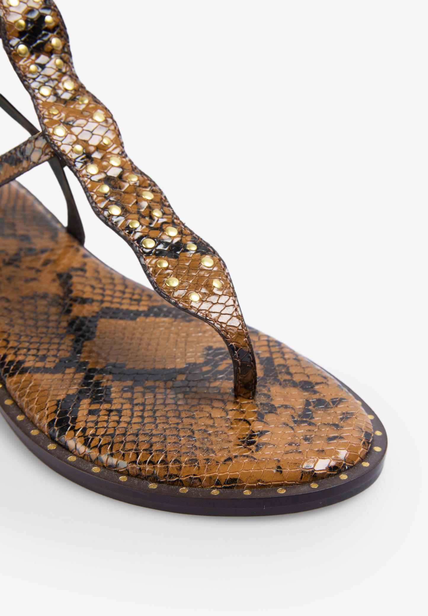 SANDALIA PIEL ANIMAL PRINT