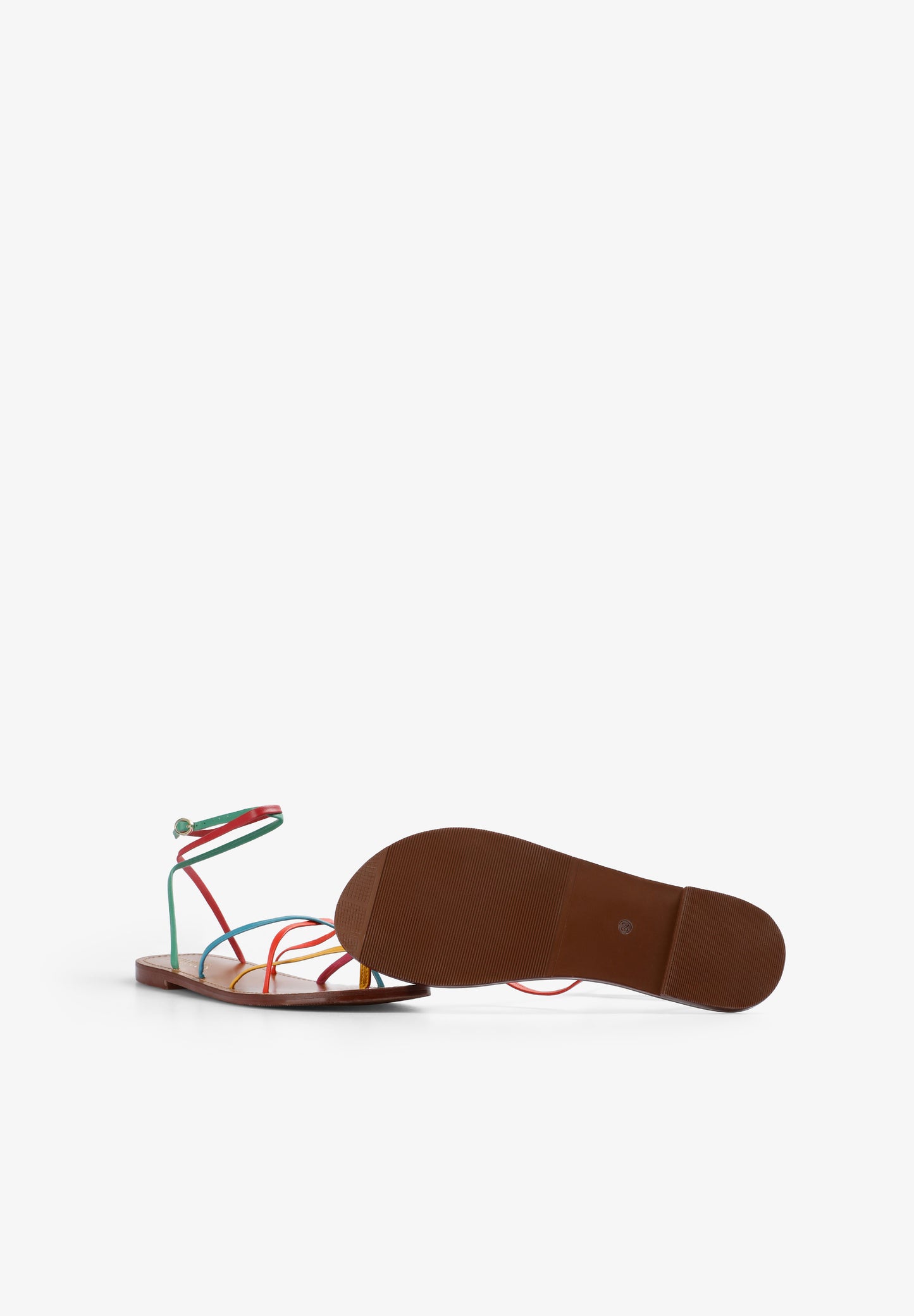 SANDALIA PIEL MULTICOLOR