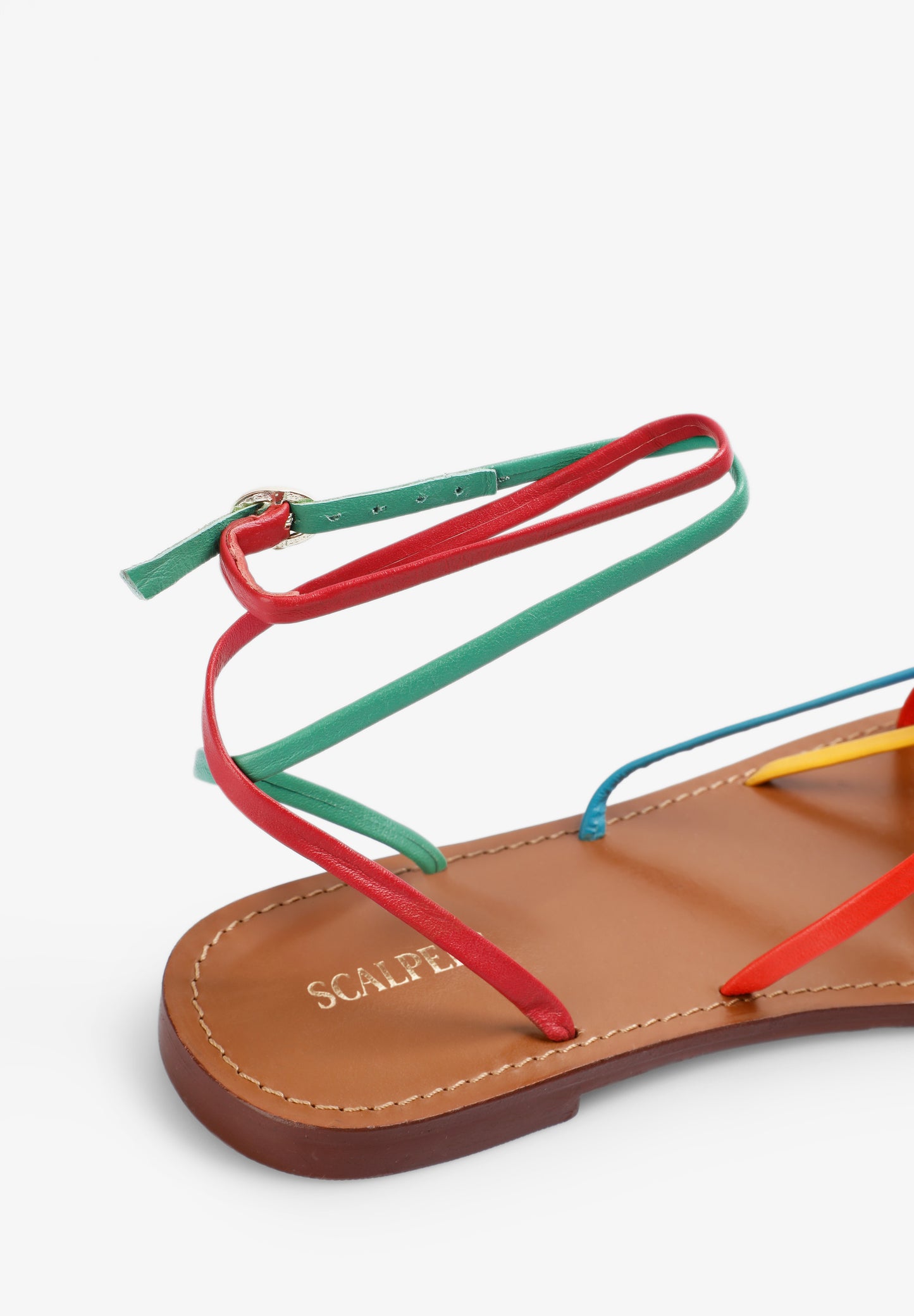 SANDALIA PIEL MULTICOLOR