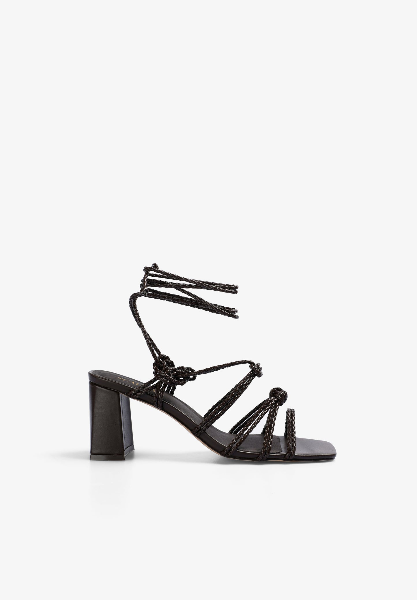 SANDALIAS TACÓN PIEL