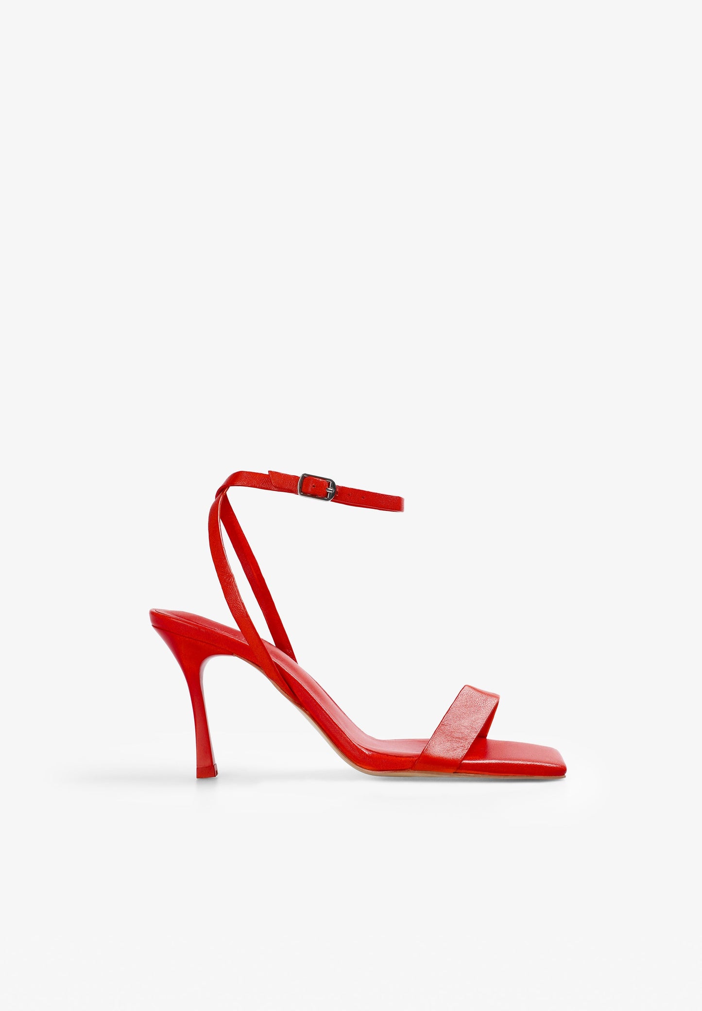 SANDALIA TACÓN 100% PIEL