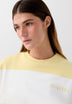 SUDADERA RAYAS LOGO BORDADO
