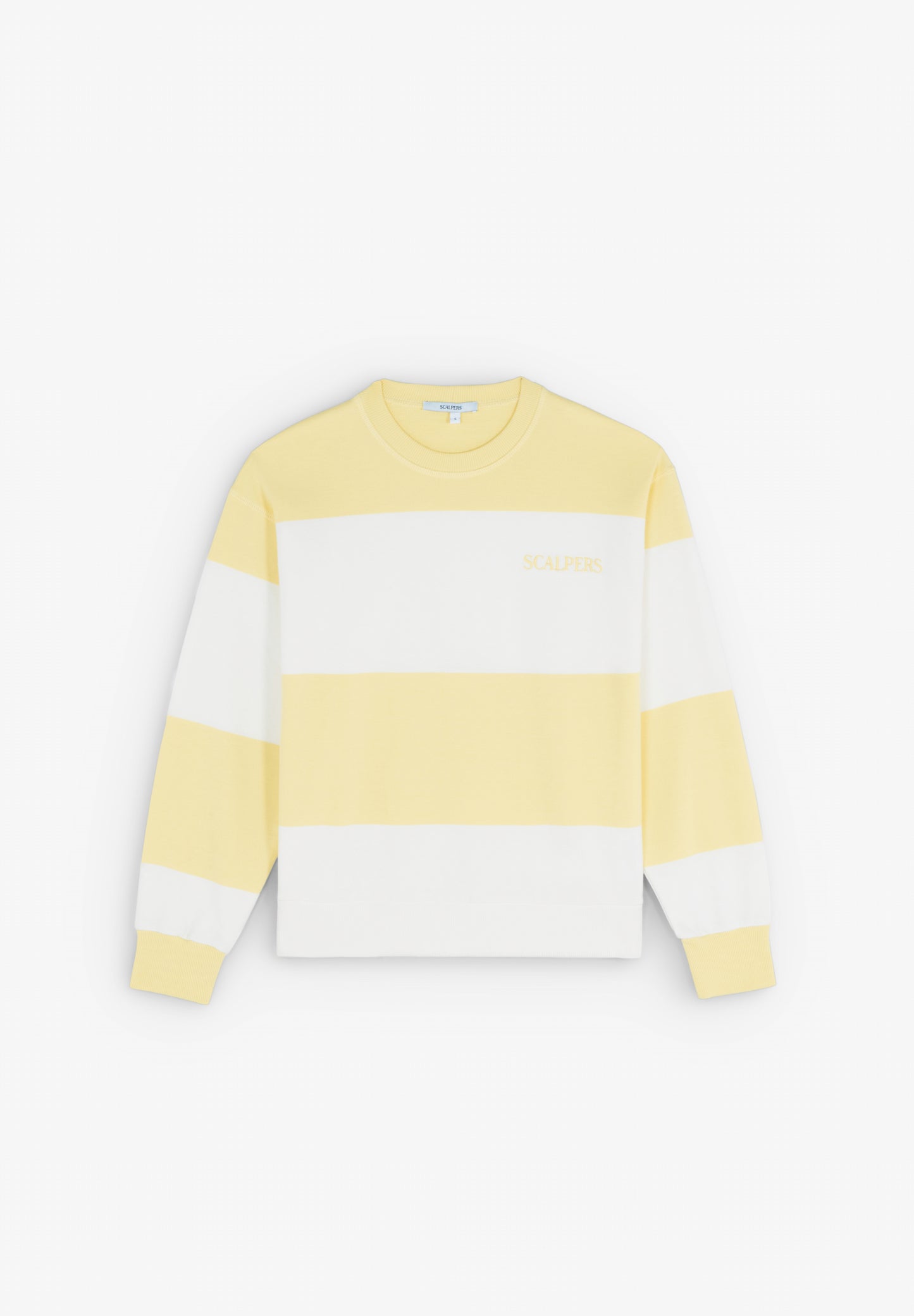 SUDADERA RAYAS LOGO BORDADO