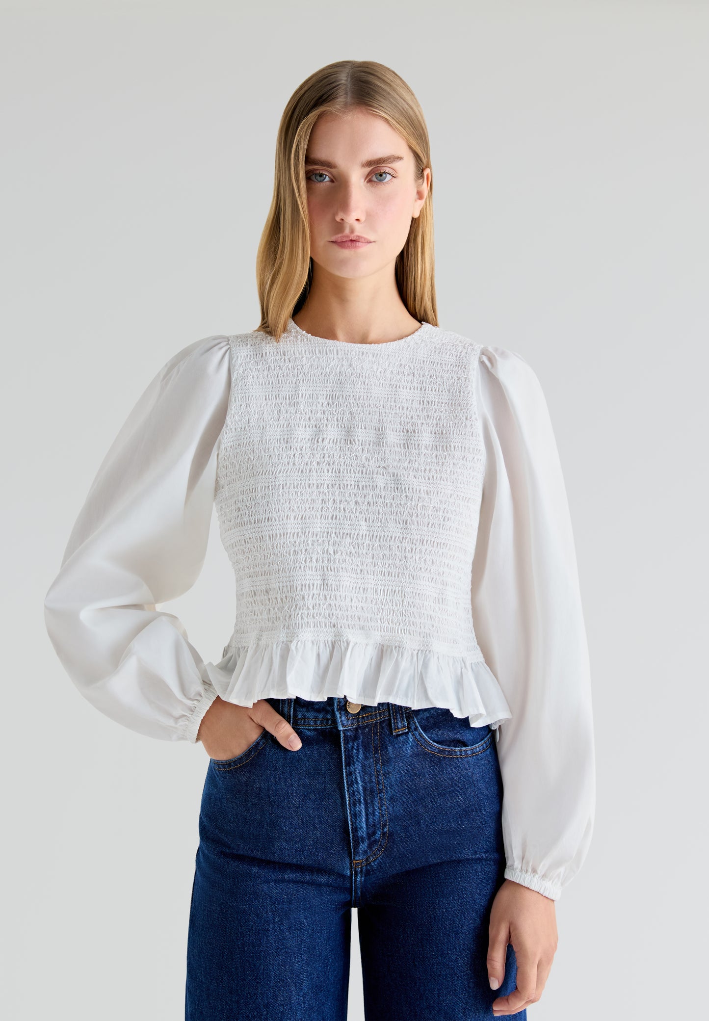 THE TINY BIG SISTER | CAMISA SMOCKED