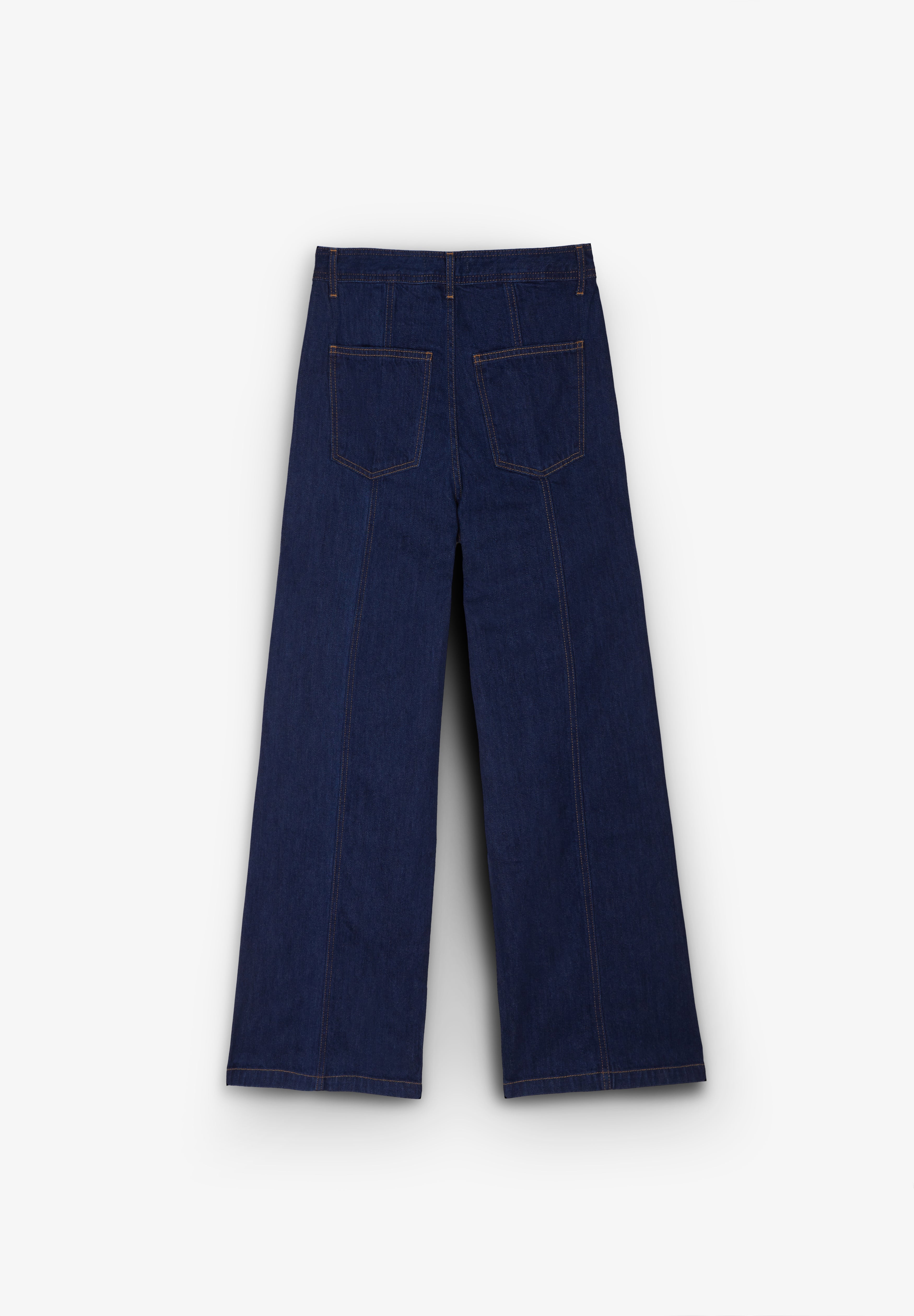 THE TINY BIG SISTER | PANTALÓN BERTA CUTLINES DENIM