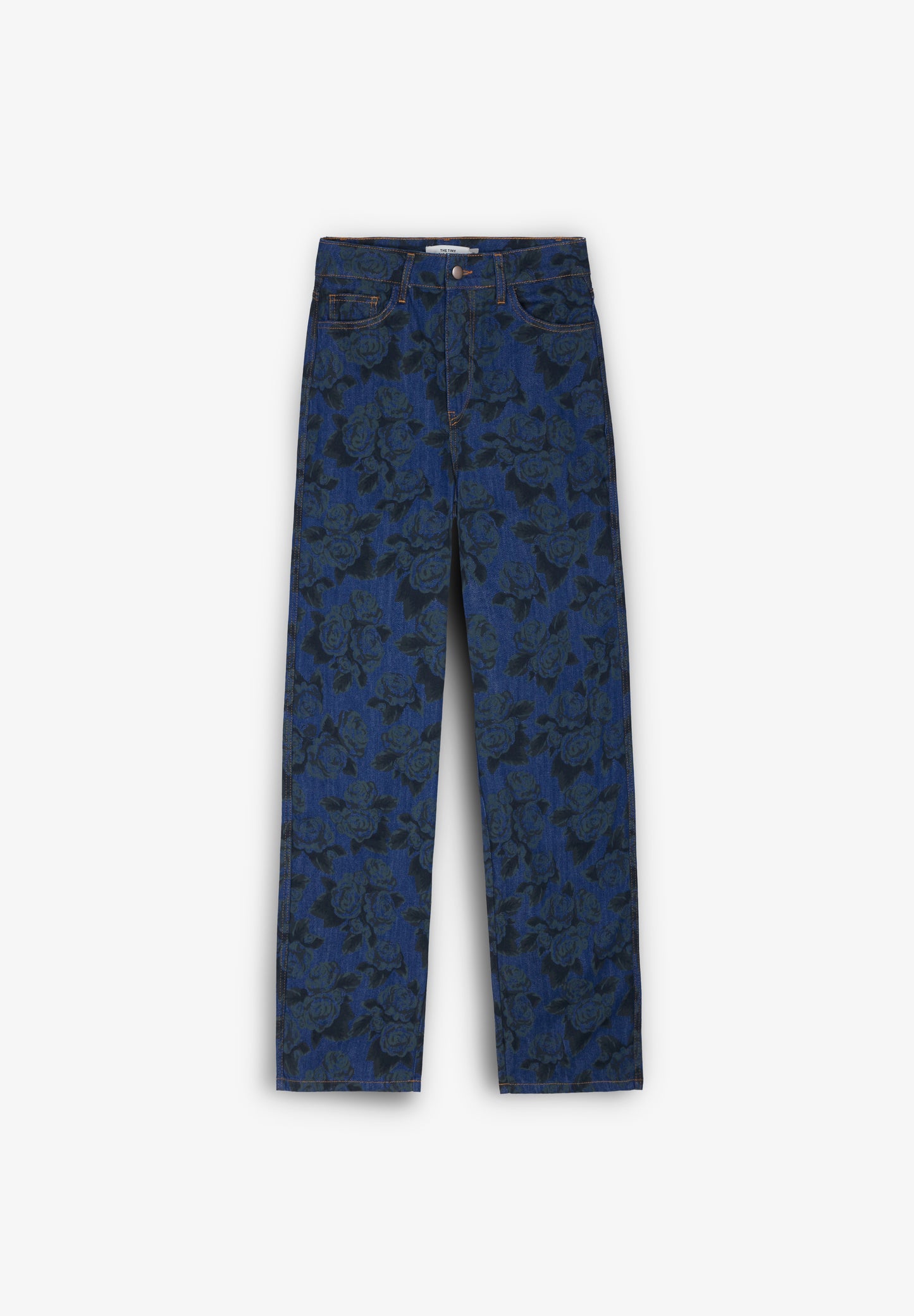 THE TINY BIG SISTER | PANTALÓN BERTA ROSES PRINT DENIM