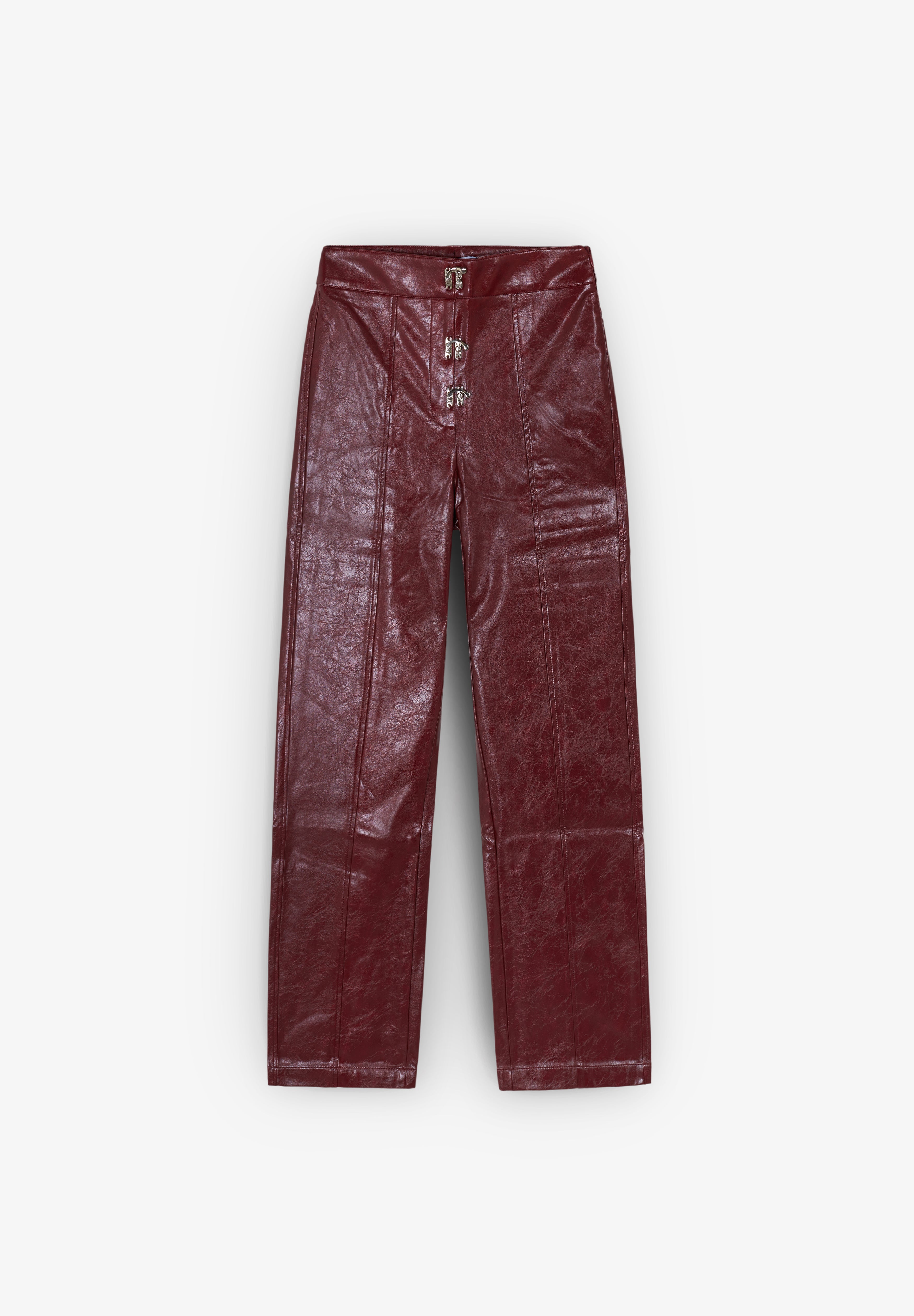 LAAGAM | PANTALÓN RONNIE FAUX LEATHER