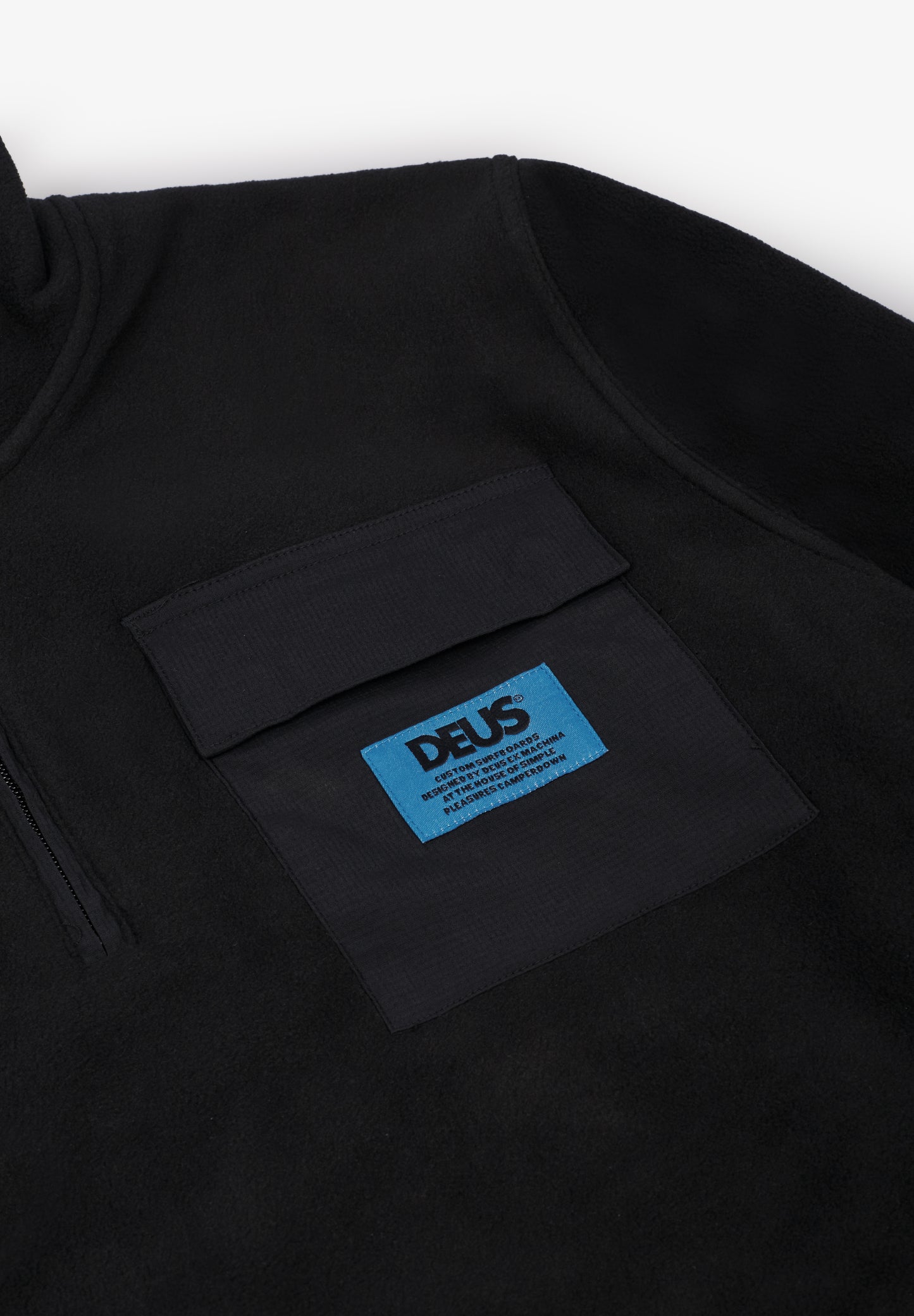 DEUS EX MACHINA | JERSEY SECTION ZIP NECK