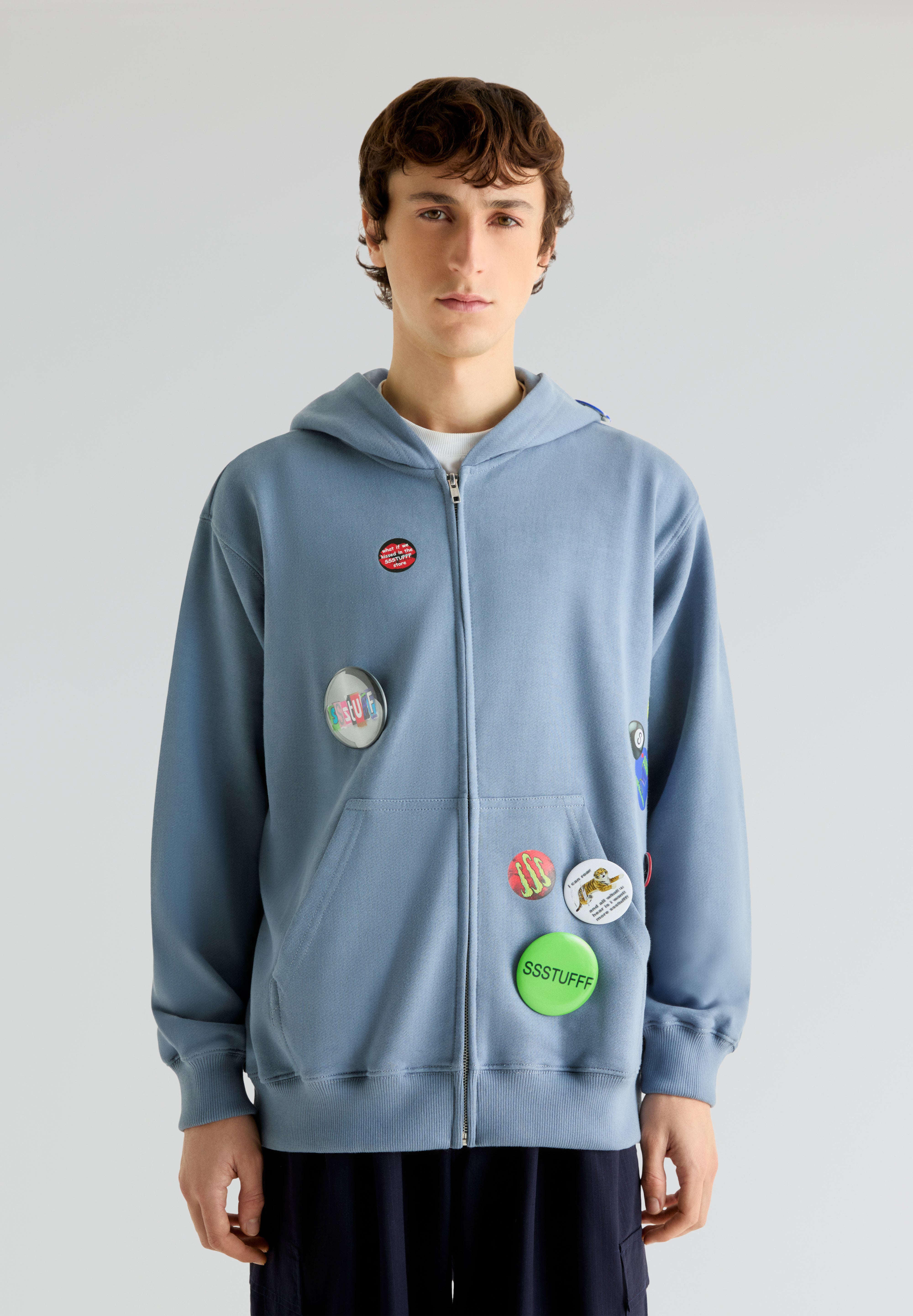 SSSTUFFF | SUDADERA PINS ZIP-UP