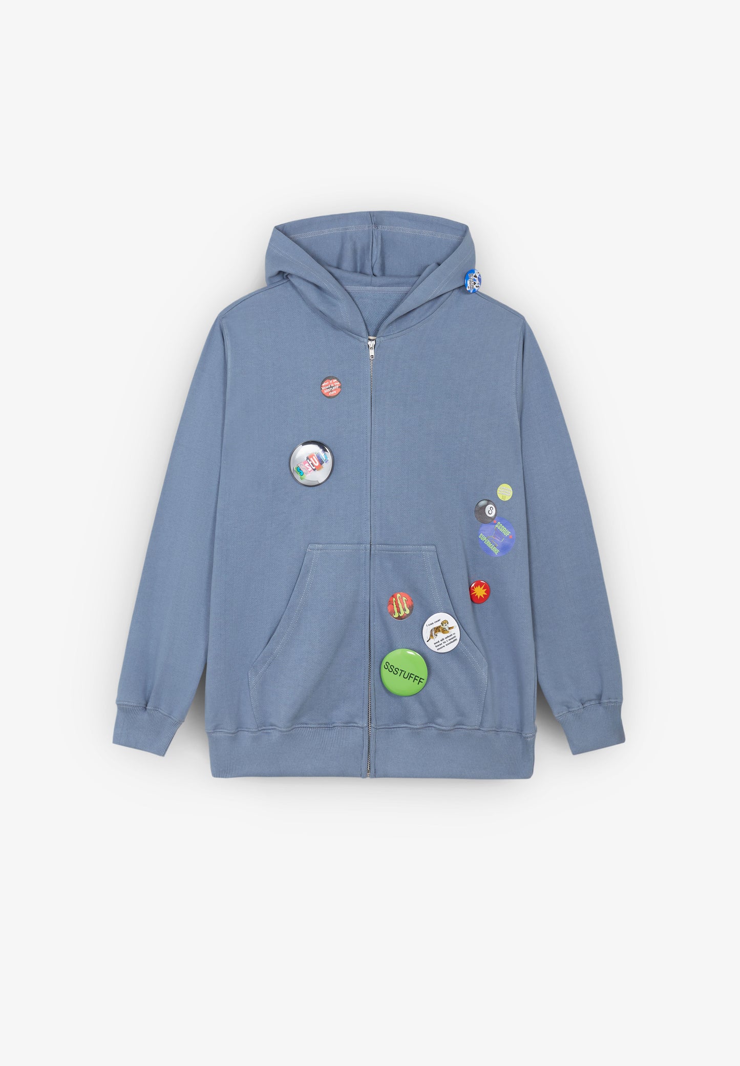 SSSTUFFF | SUDADERA PINS ZIP-UP