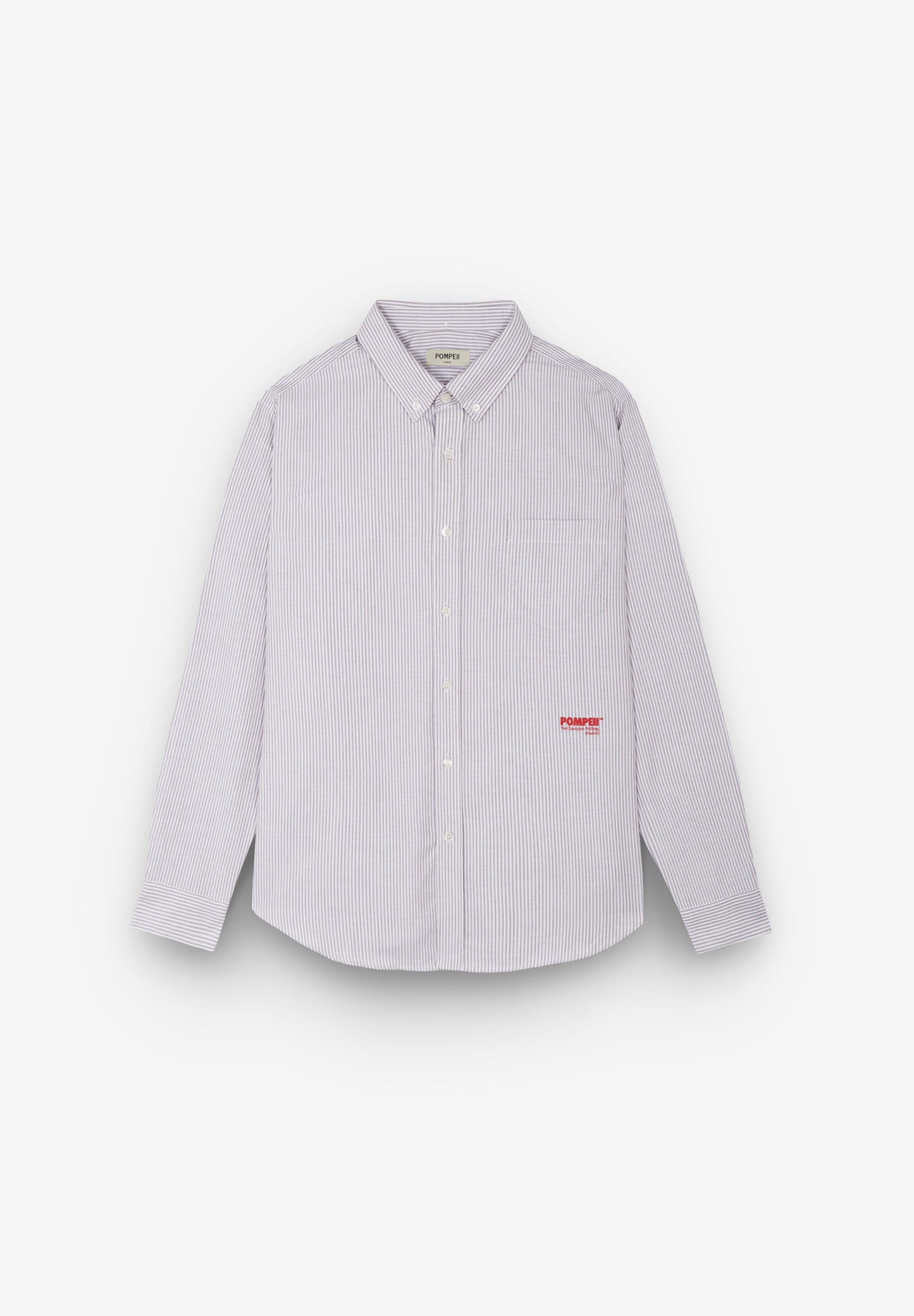 POMPEII BRAND | CAMISA WINE OXFORD