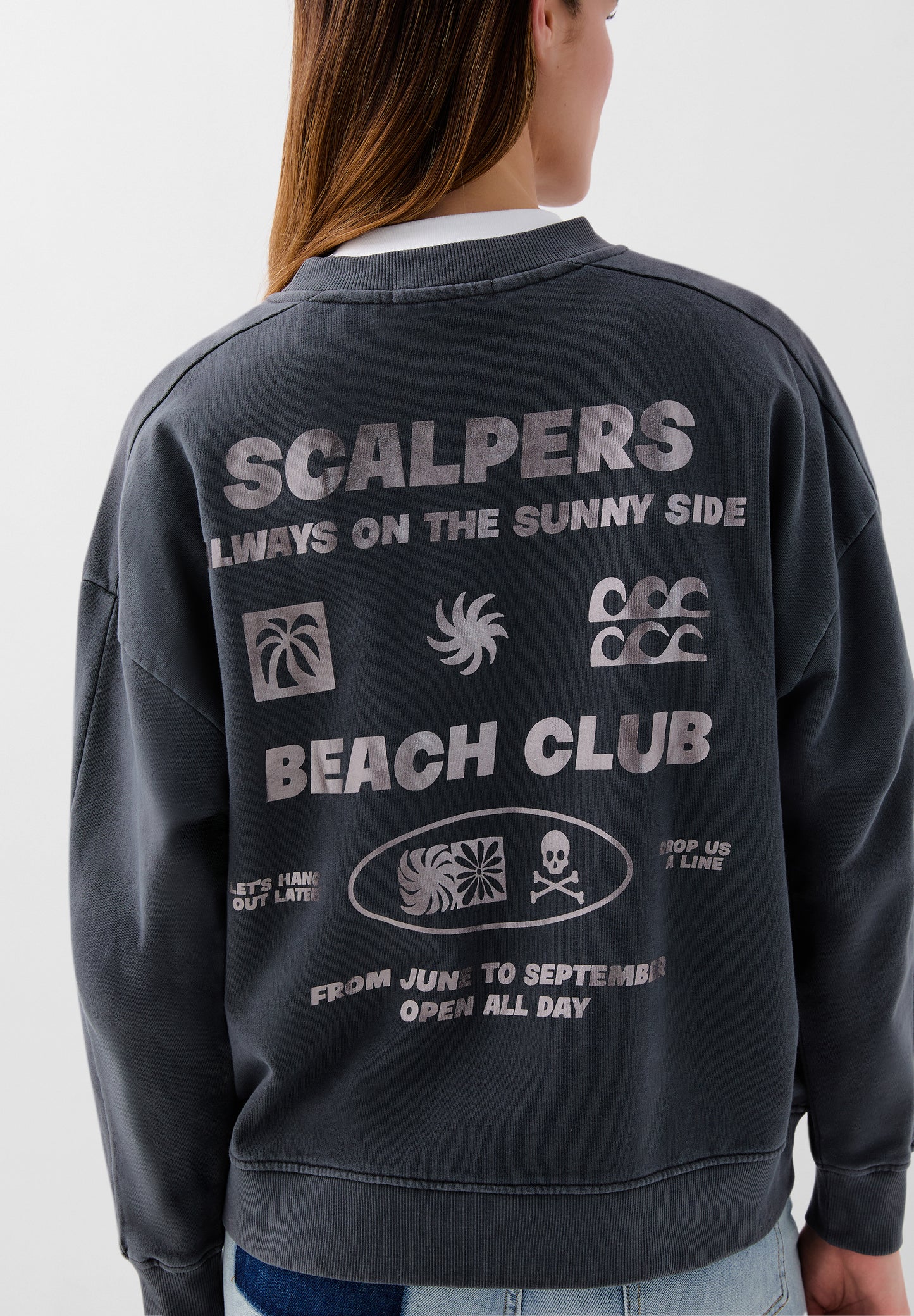 SUDADERA LAVADA PRINT