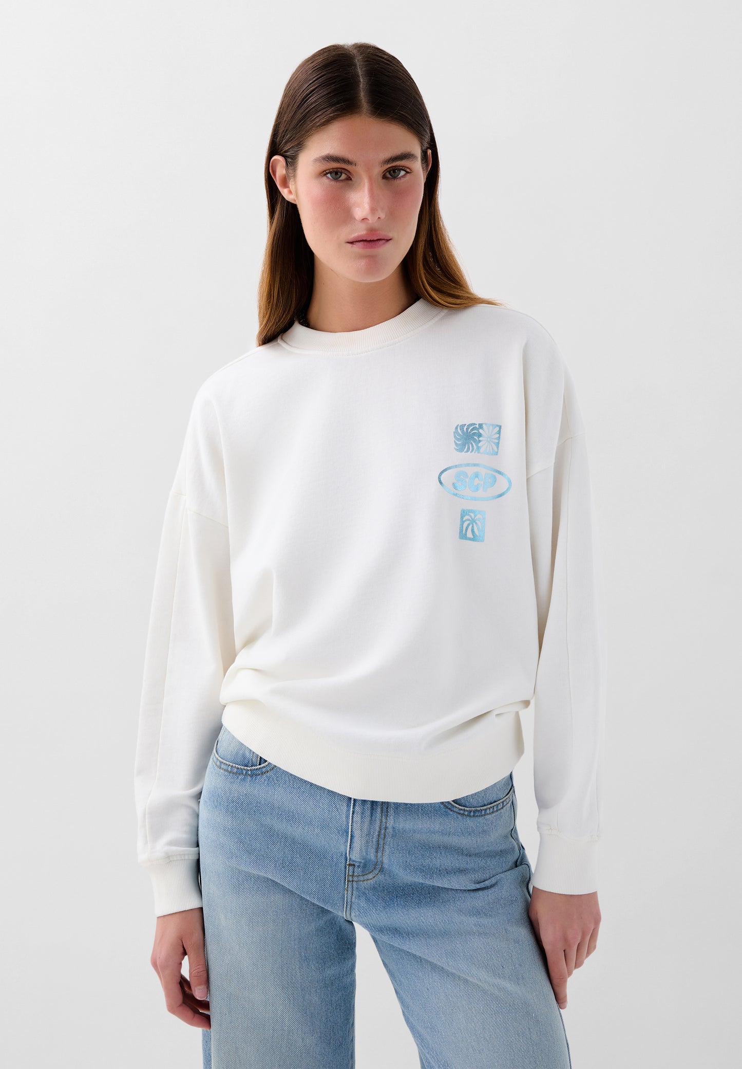 SUDADERA LAVADA PRINT