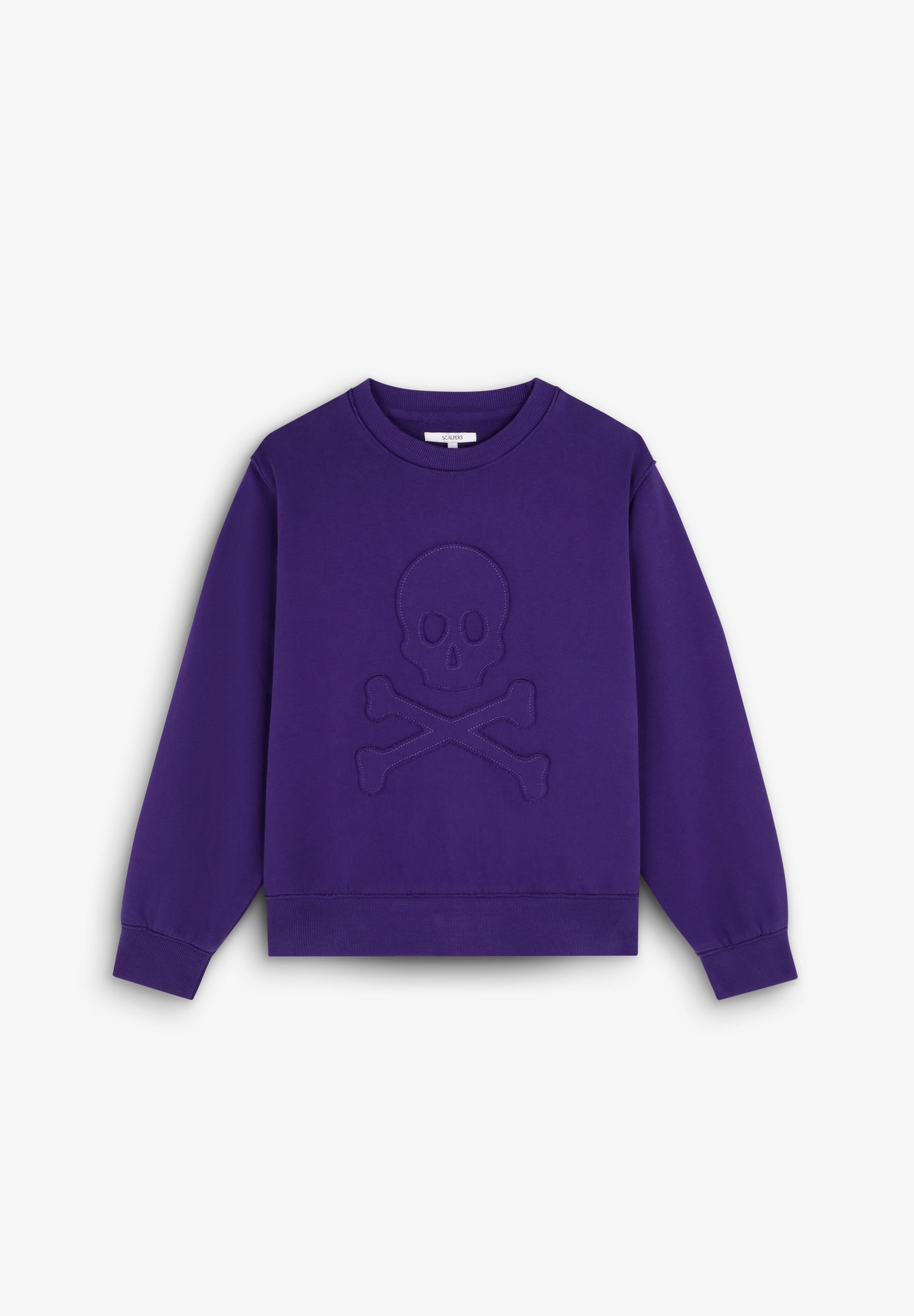 SUDADERA CALAVERA RELIEVE FRONTAL