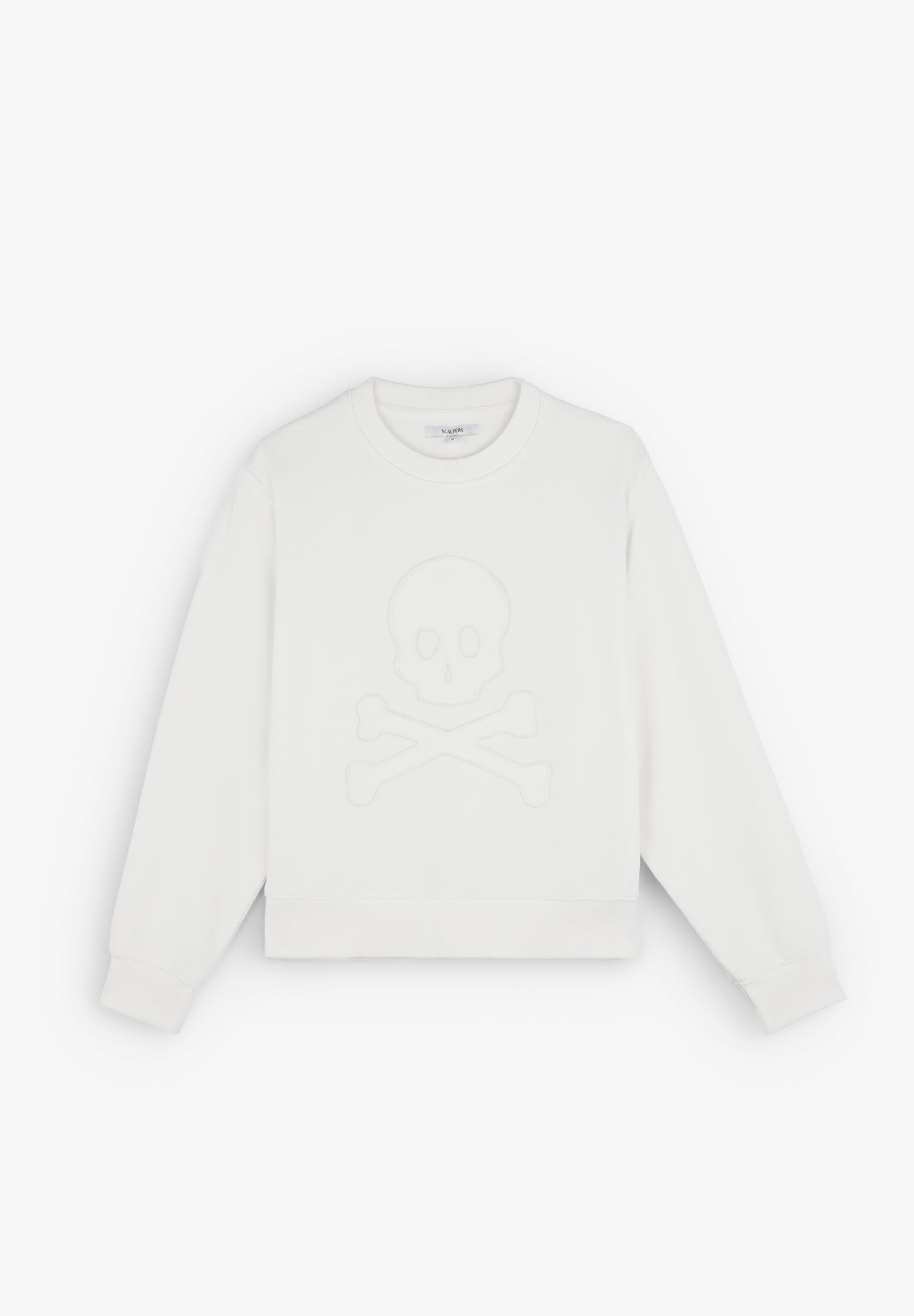 SUDADERA CALAVERA RELIEVE FRONTAL