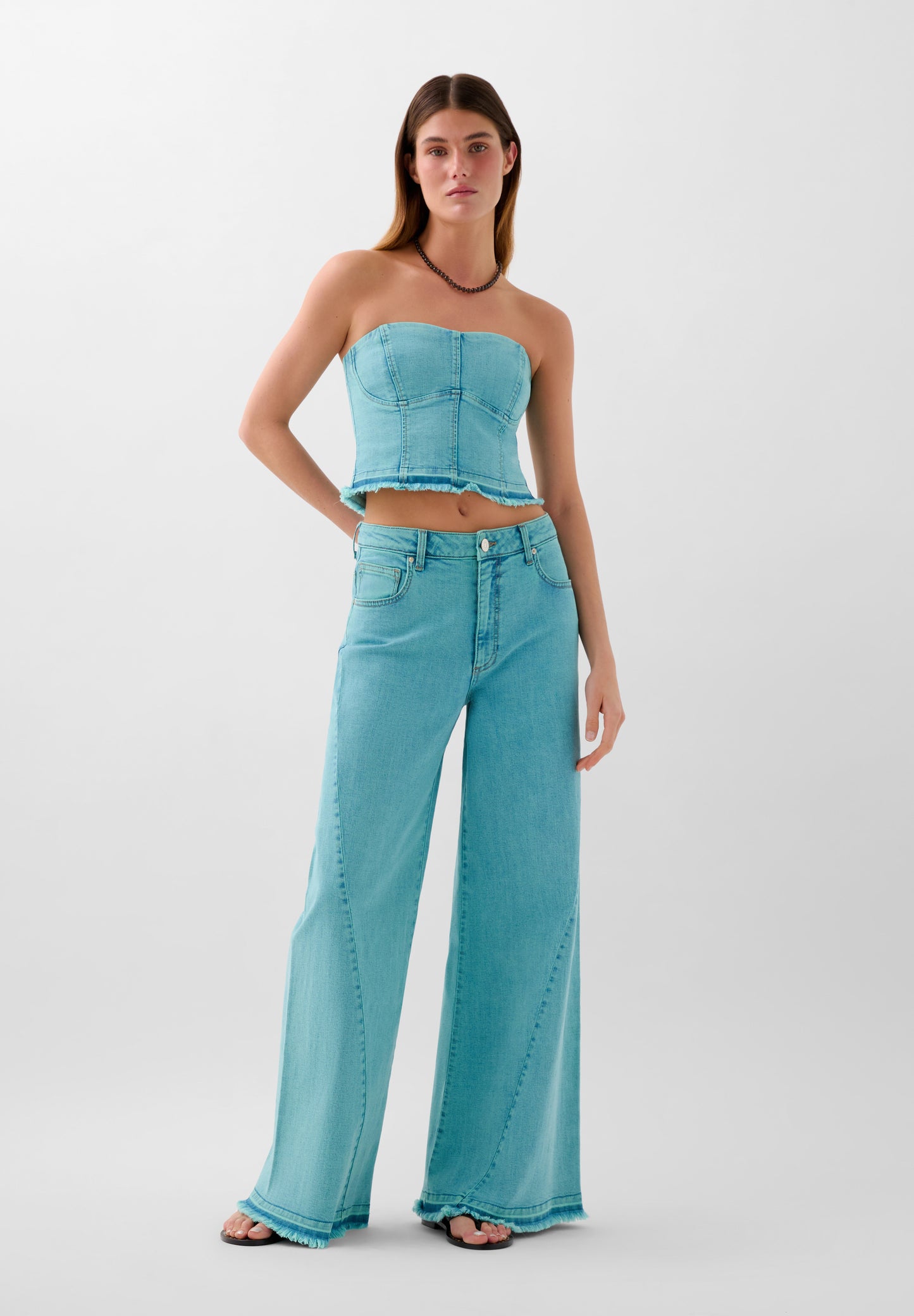 TOP CORSET DENIM