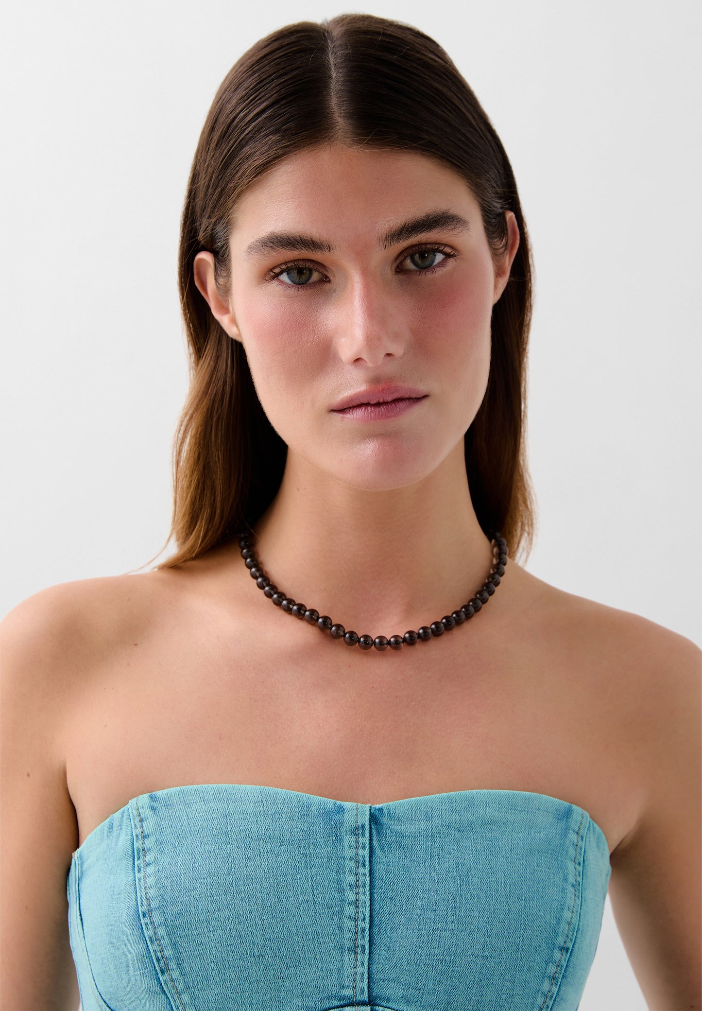 TOP CORSET DENIM