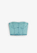 SCQUES CORSE DENIM TOP