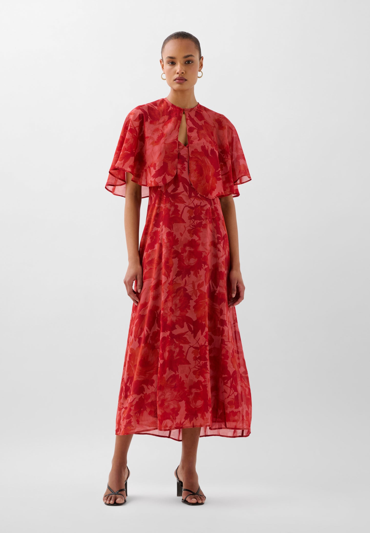 VESTIDO ESTAMPADO FLUIDO CAPA